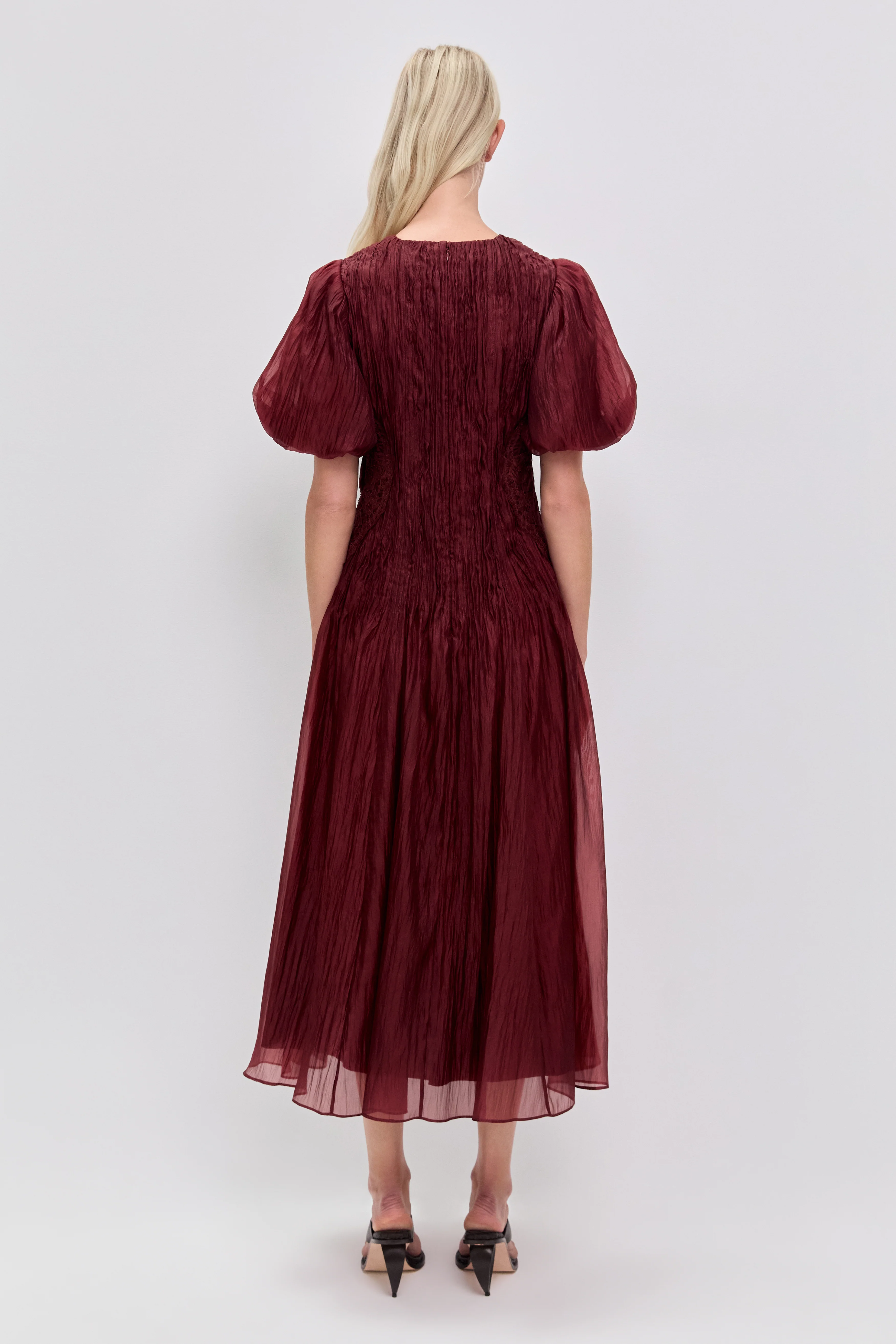 Ophelia Lace Midi Dress