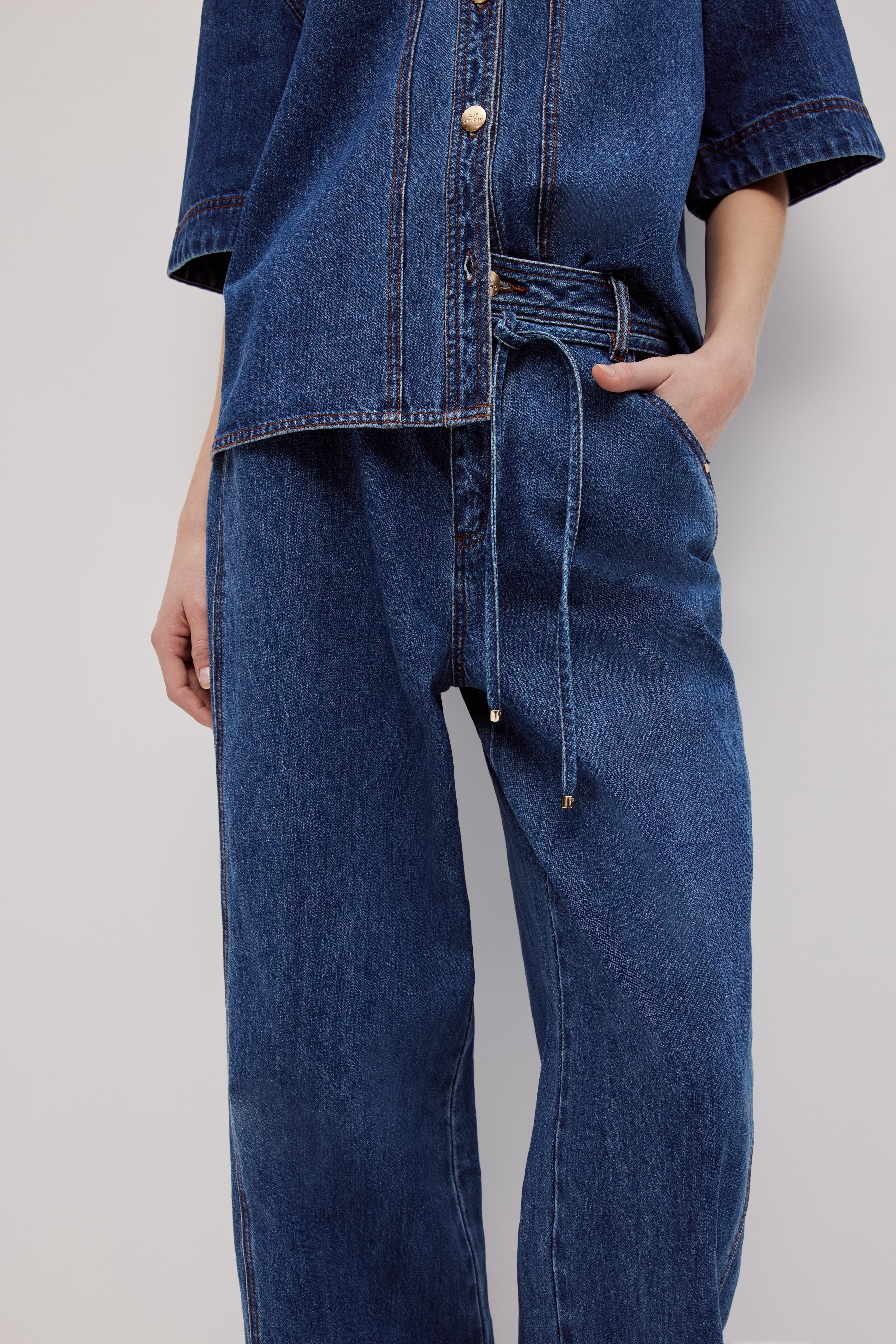 Zella Panel Denim Jean