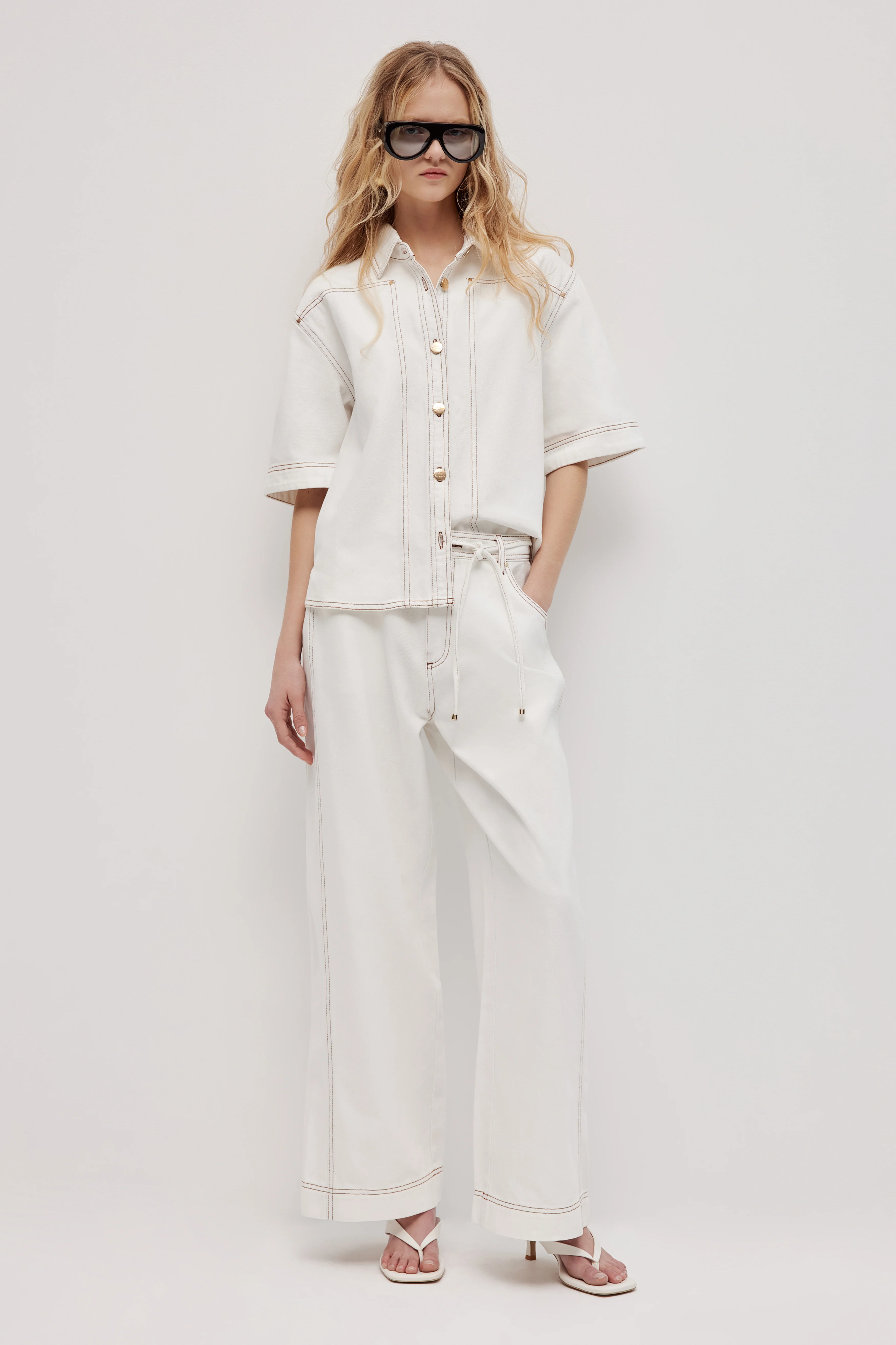 Zella Panel Denim Jean