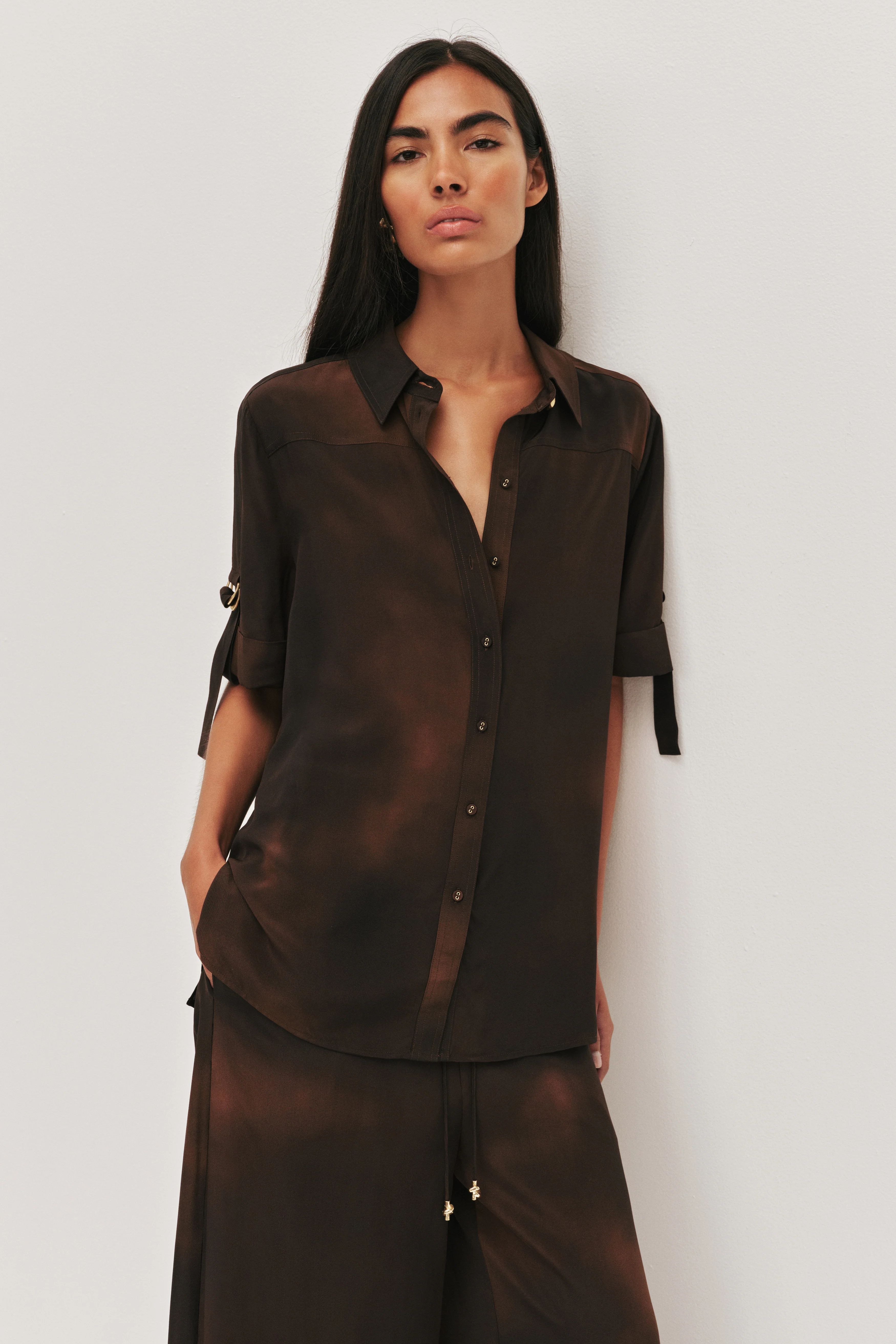 Glaze Silk Shirt