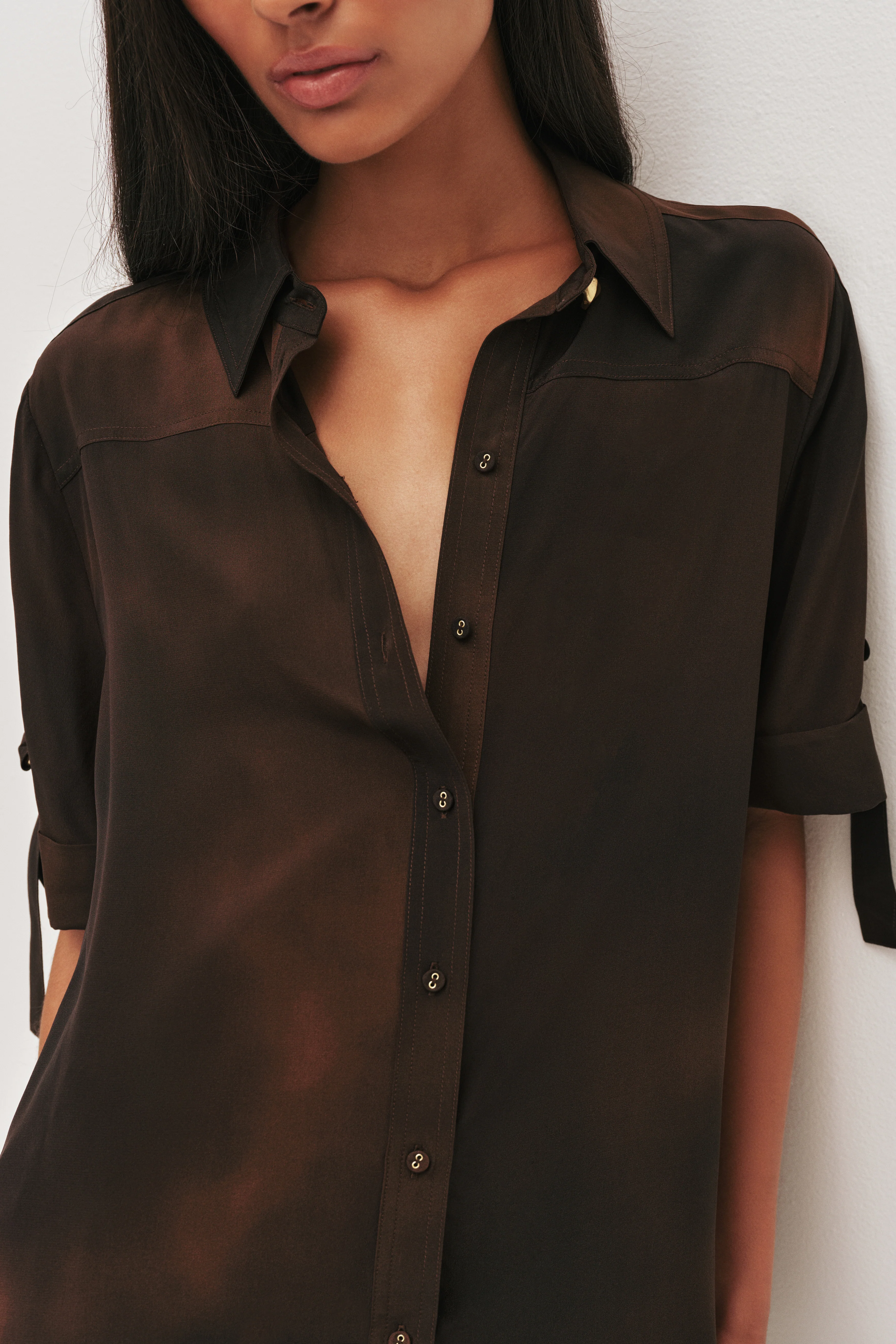 Glaze Silk Shirt