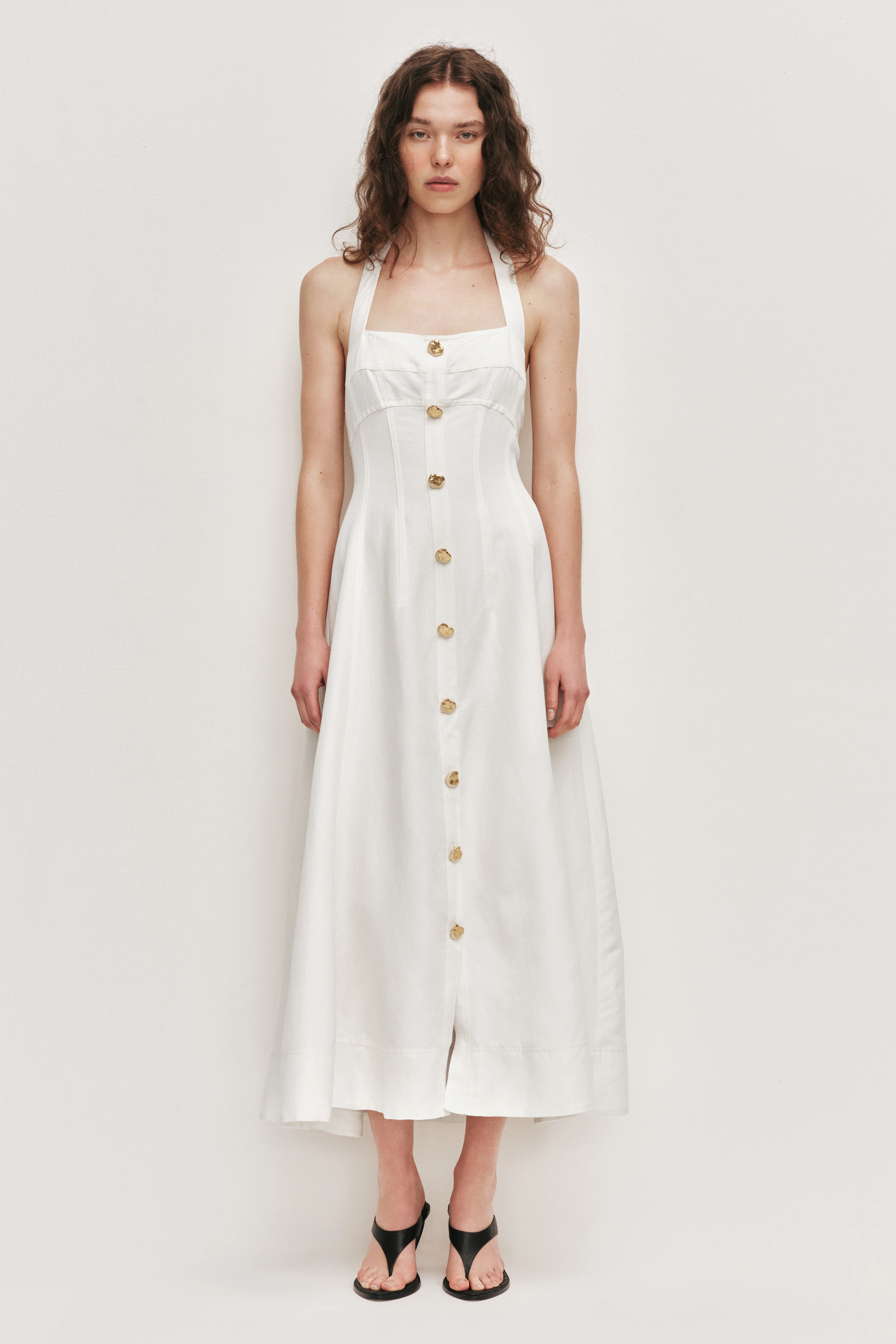 Monroe Halter Midi Dress