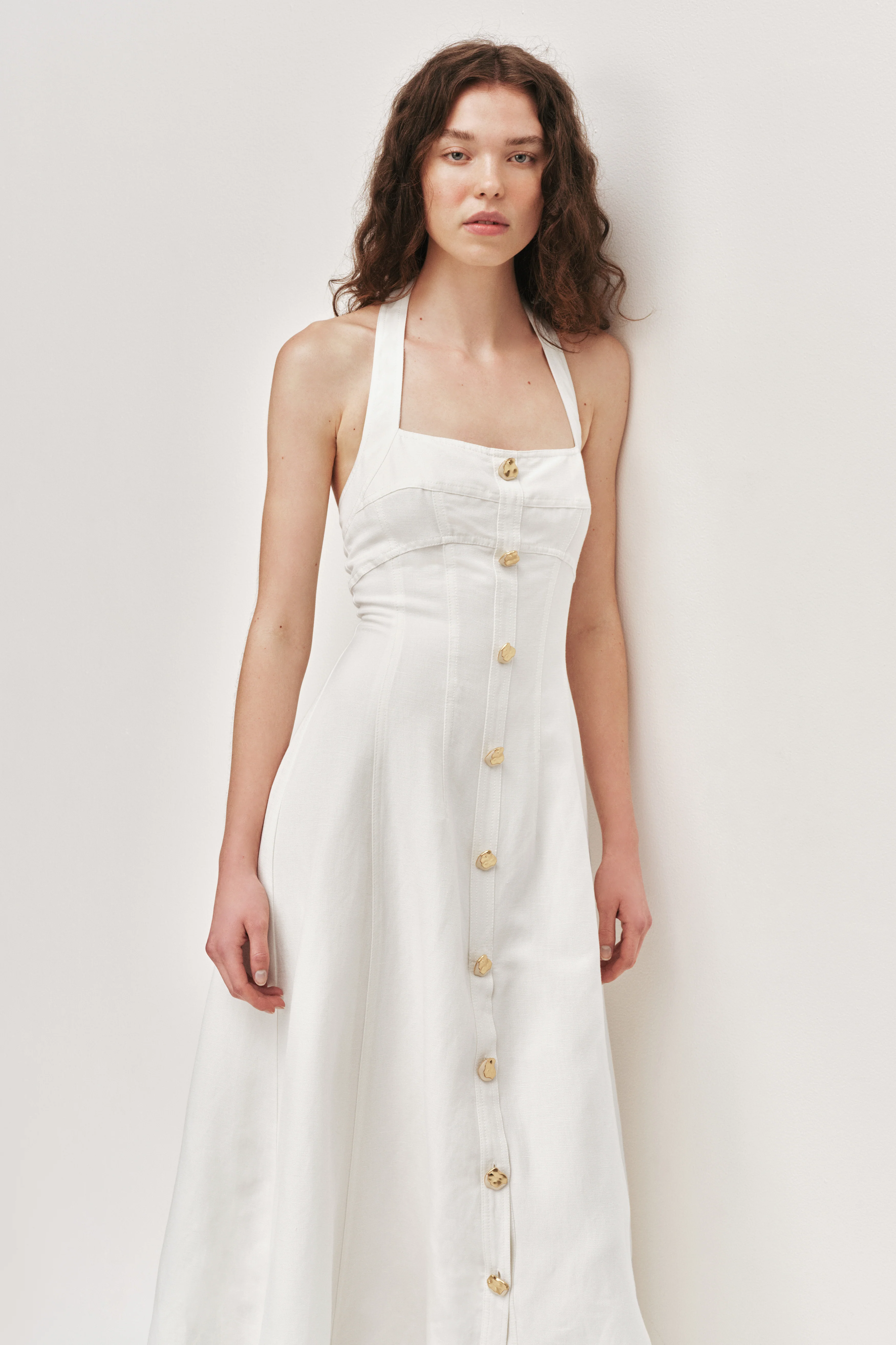 Monroe Halter Midi Dress