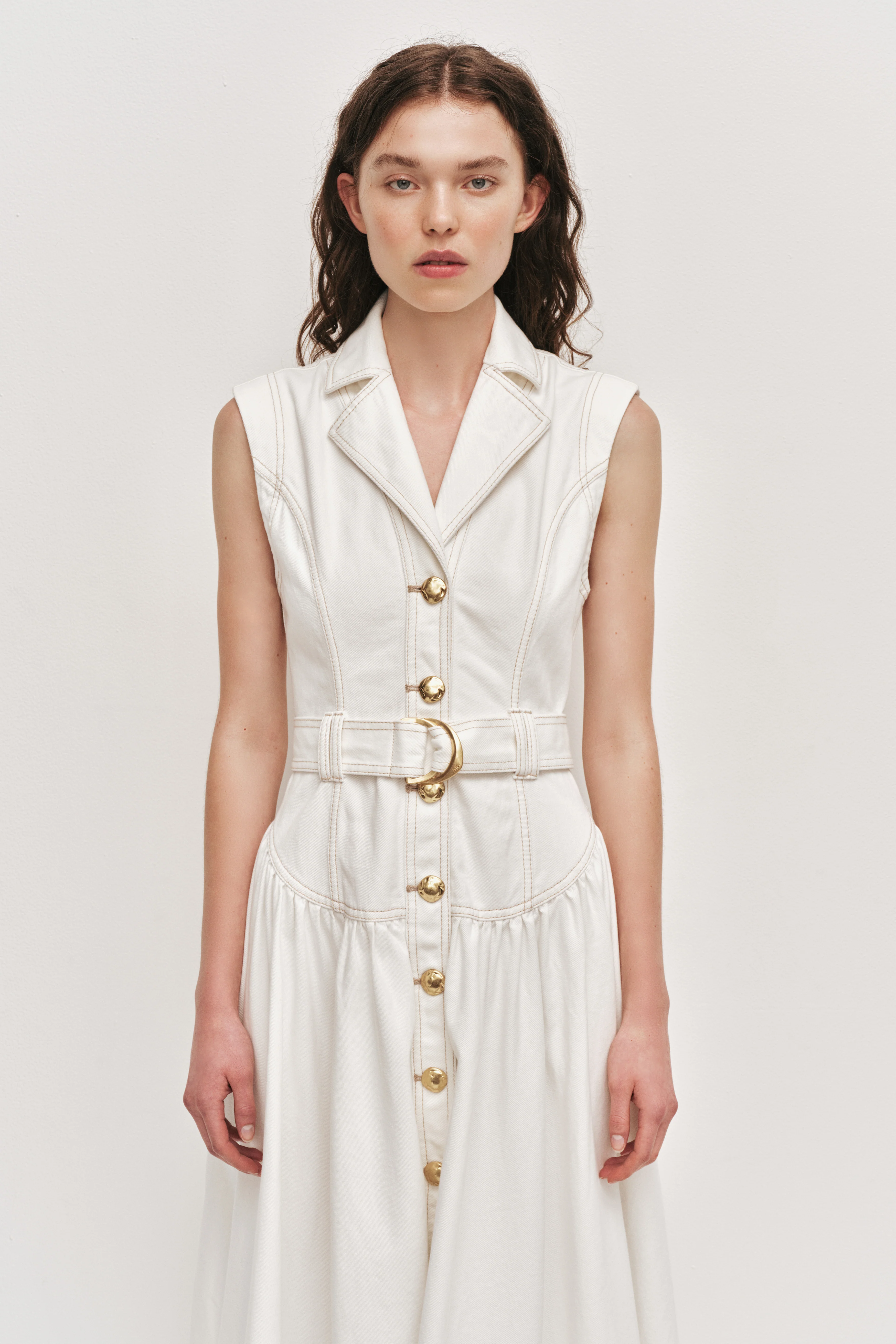 Liliana Denim Midi Dress