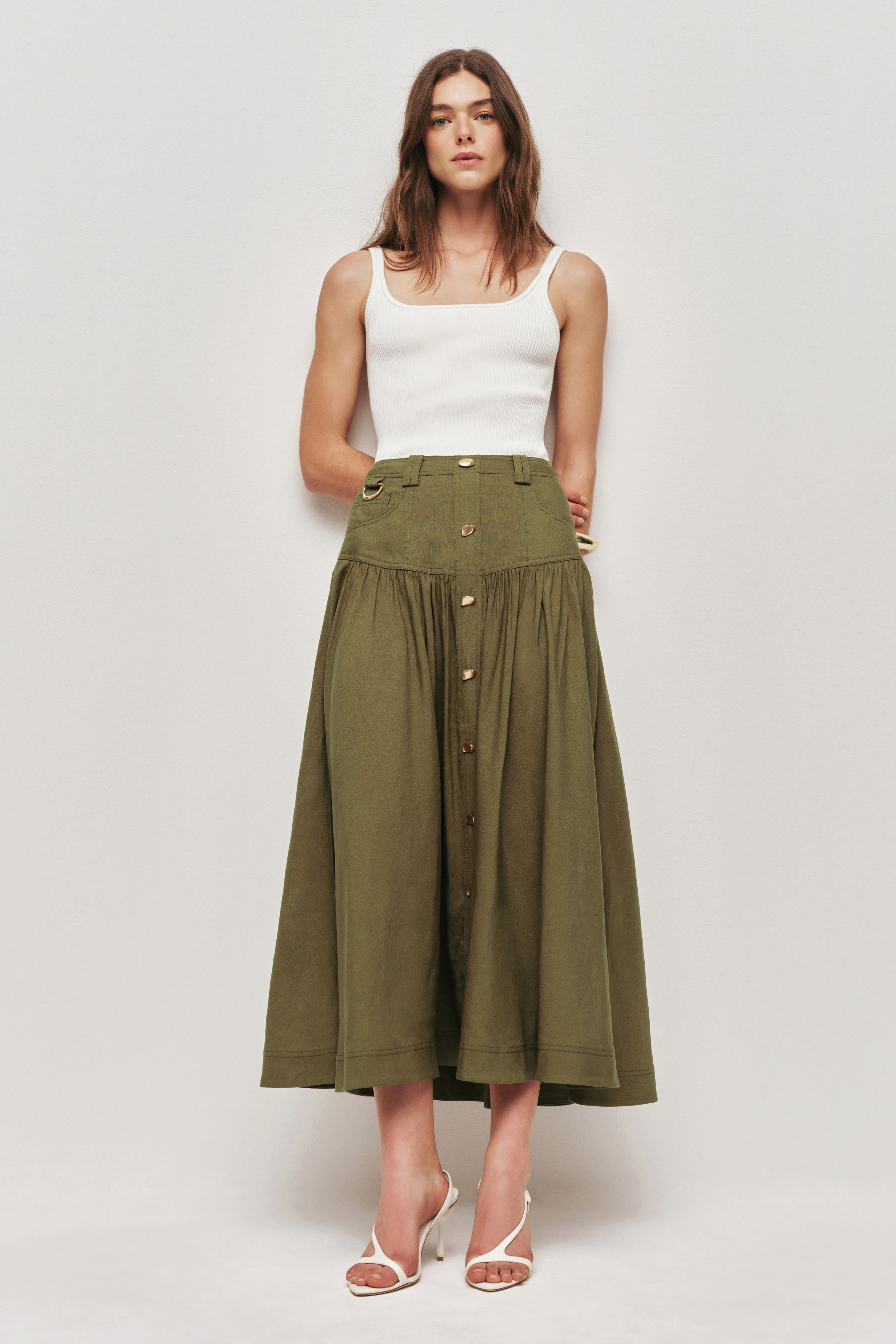 Solene Midi Skirt