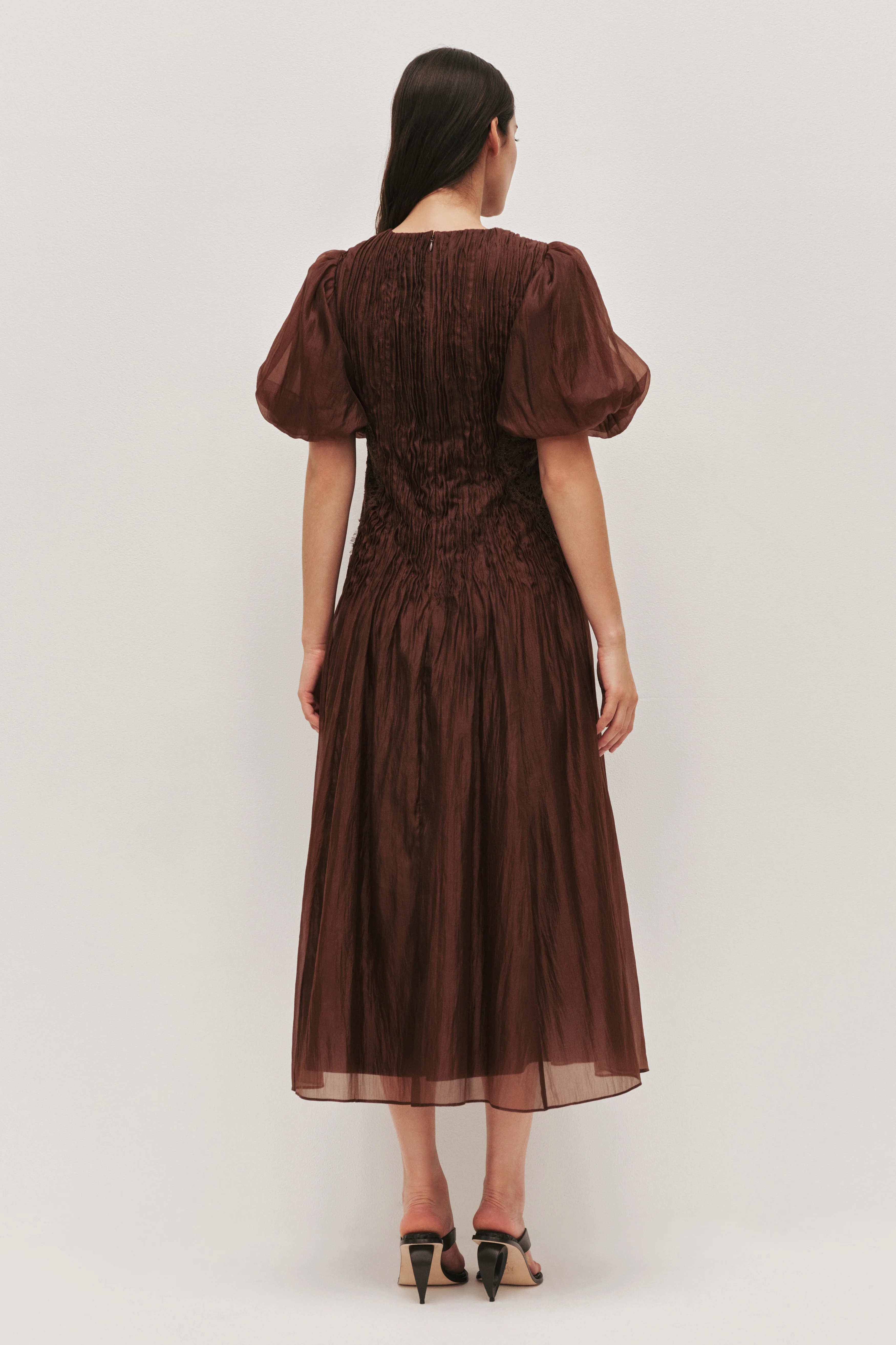 Ophelia Lace Midi Dress