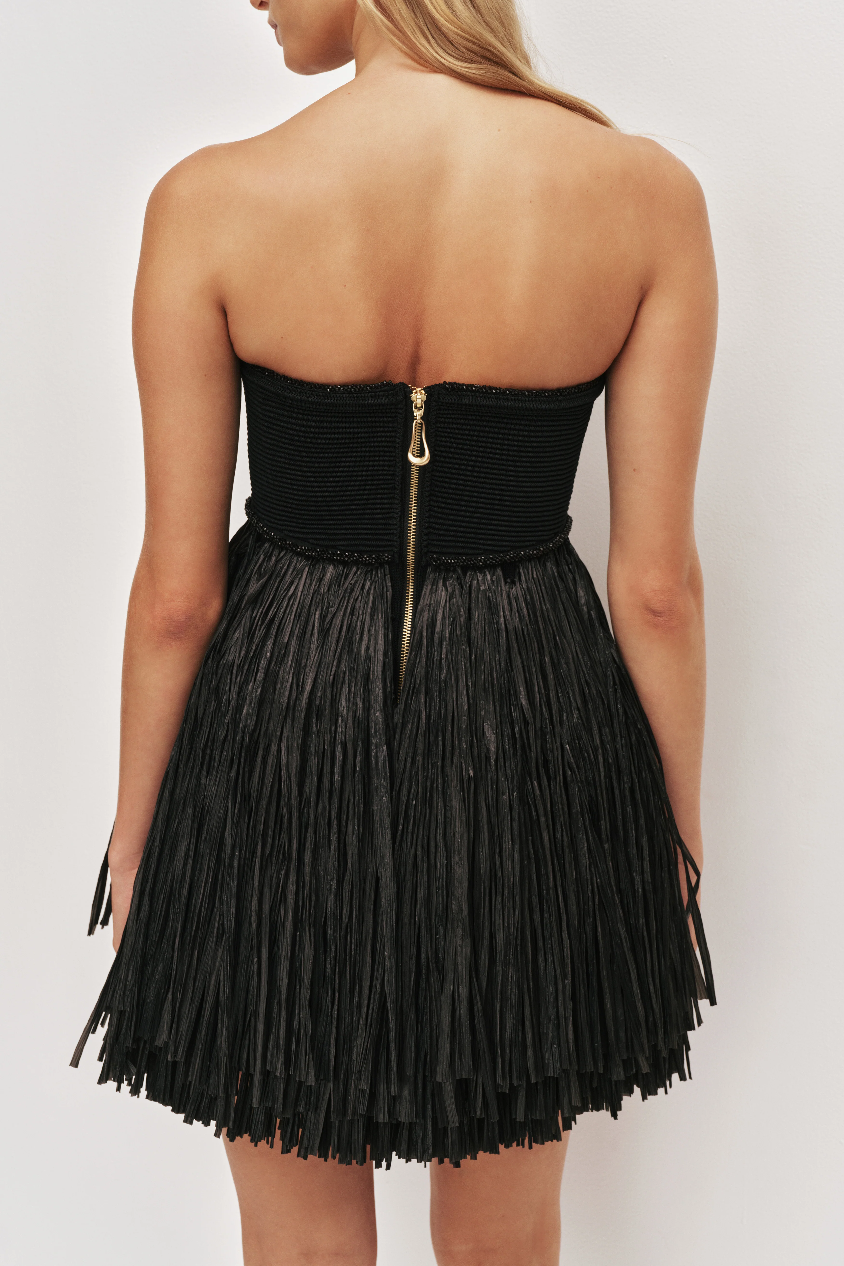 Florentia Raffia Mini Dress