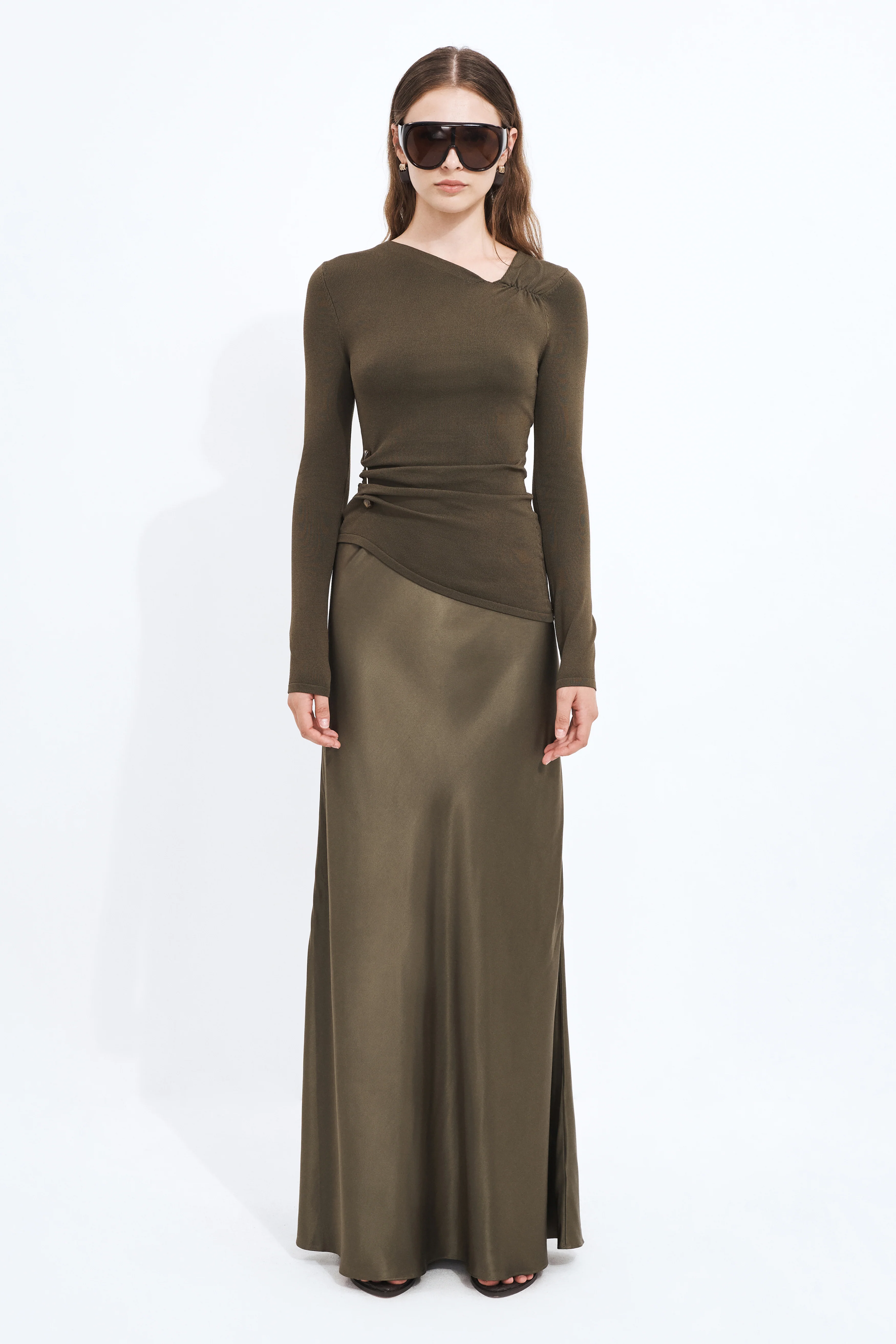 Lana Bias Maxi Skirt