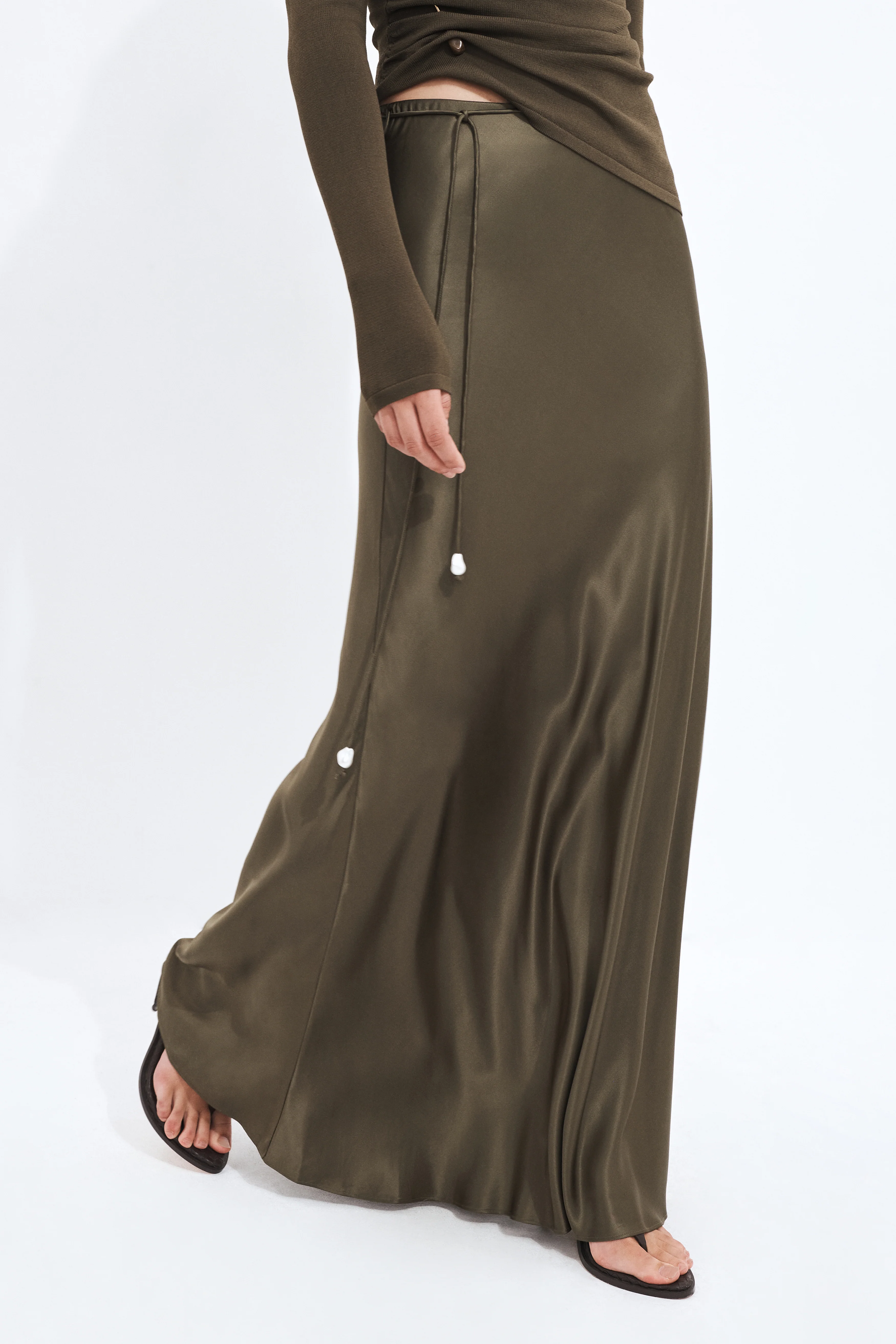 Lana Bias Maxi Skirt