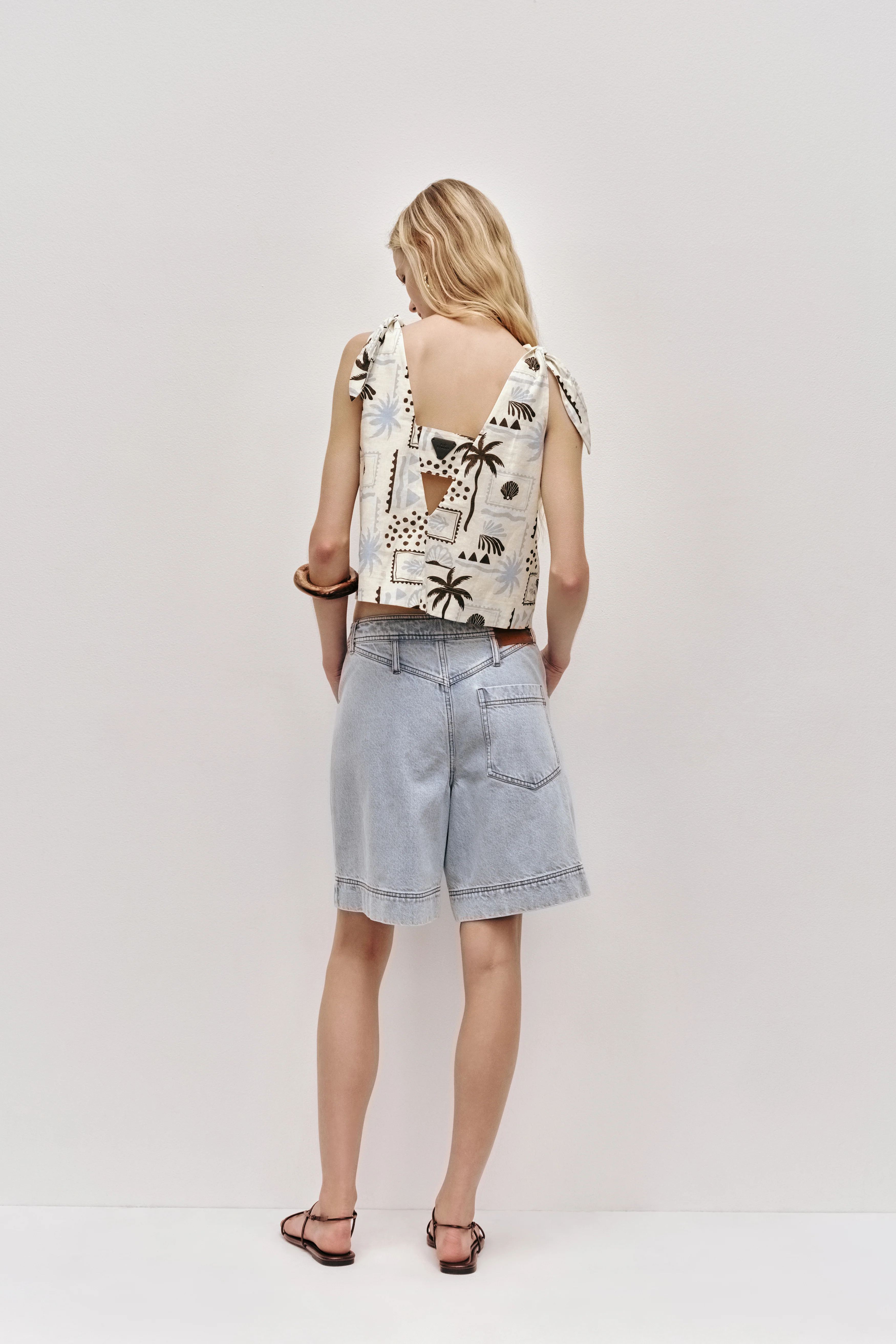 Dessie Tie Top