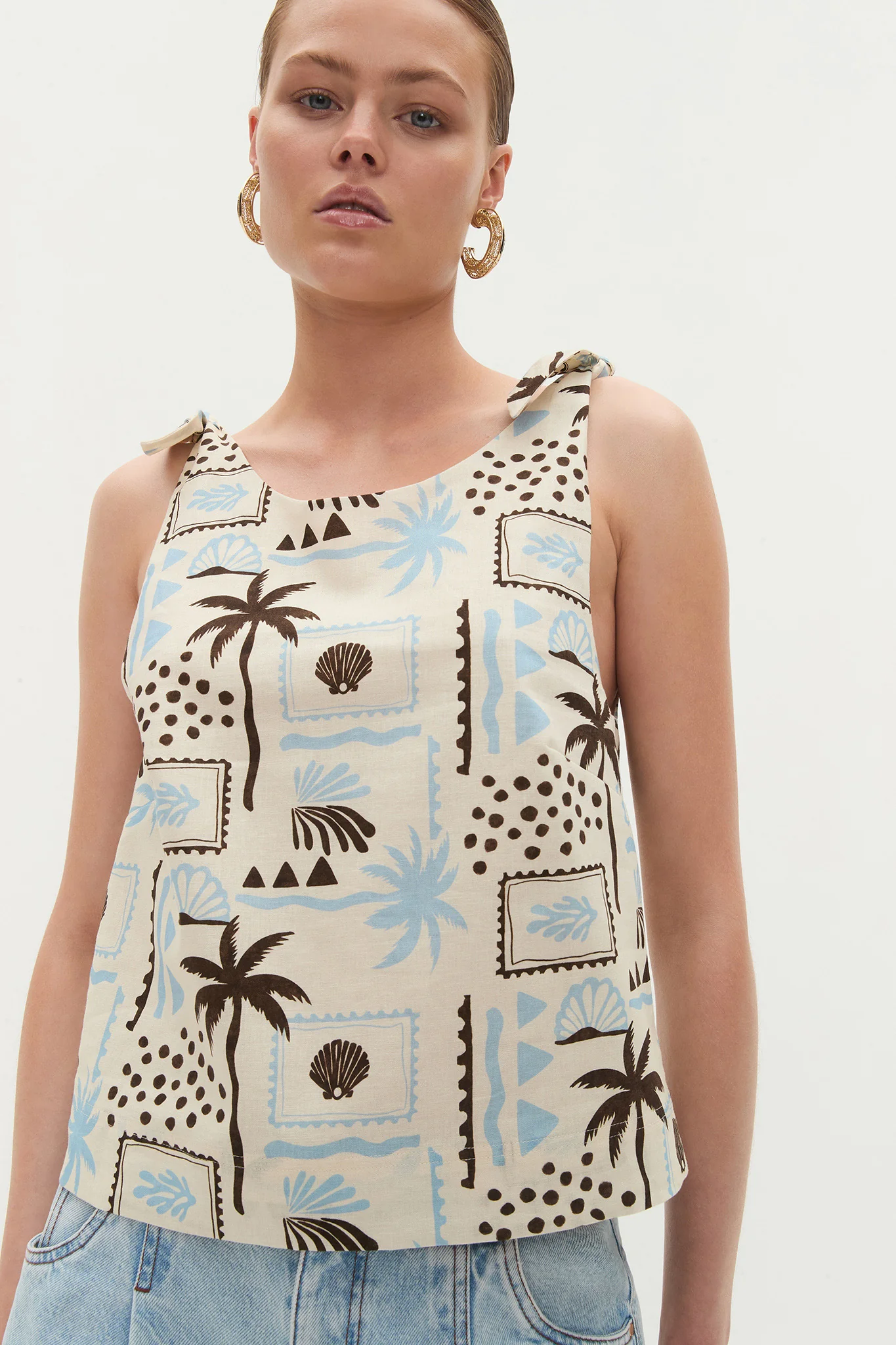 Dessie Tie Top