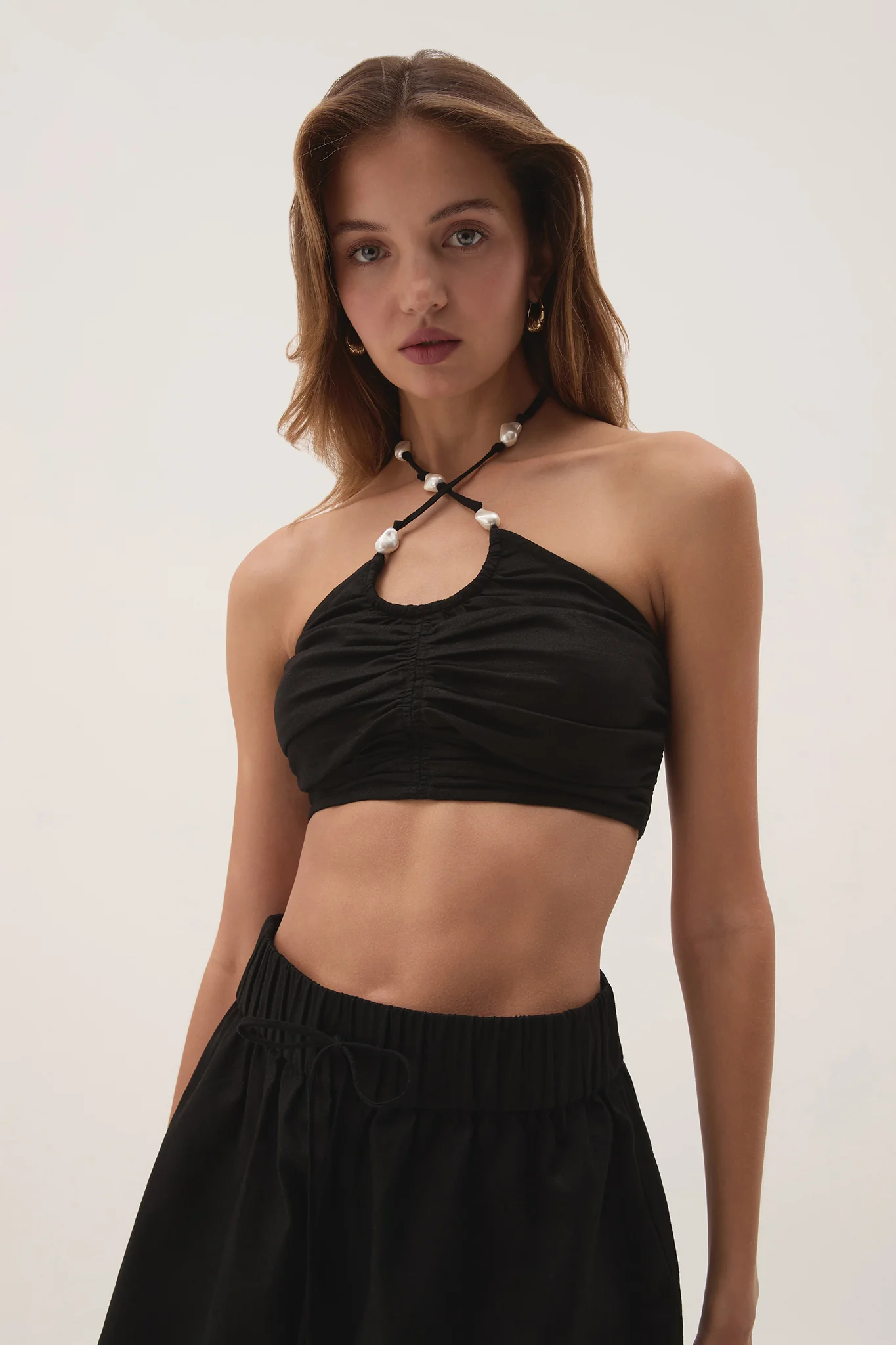 14779-akoya-ruched-tie-top-3.webp Akoya Ruched Tie Top