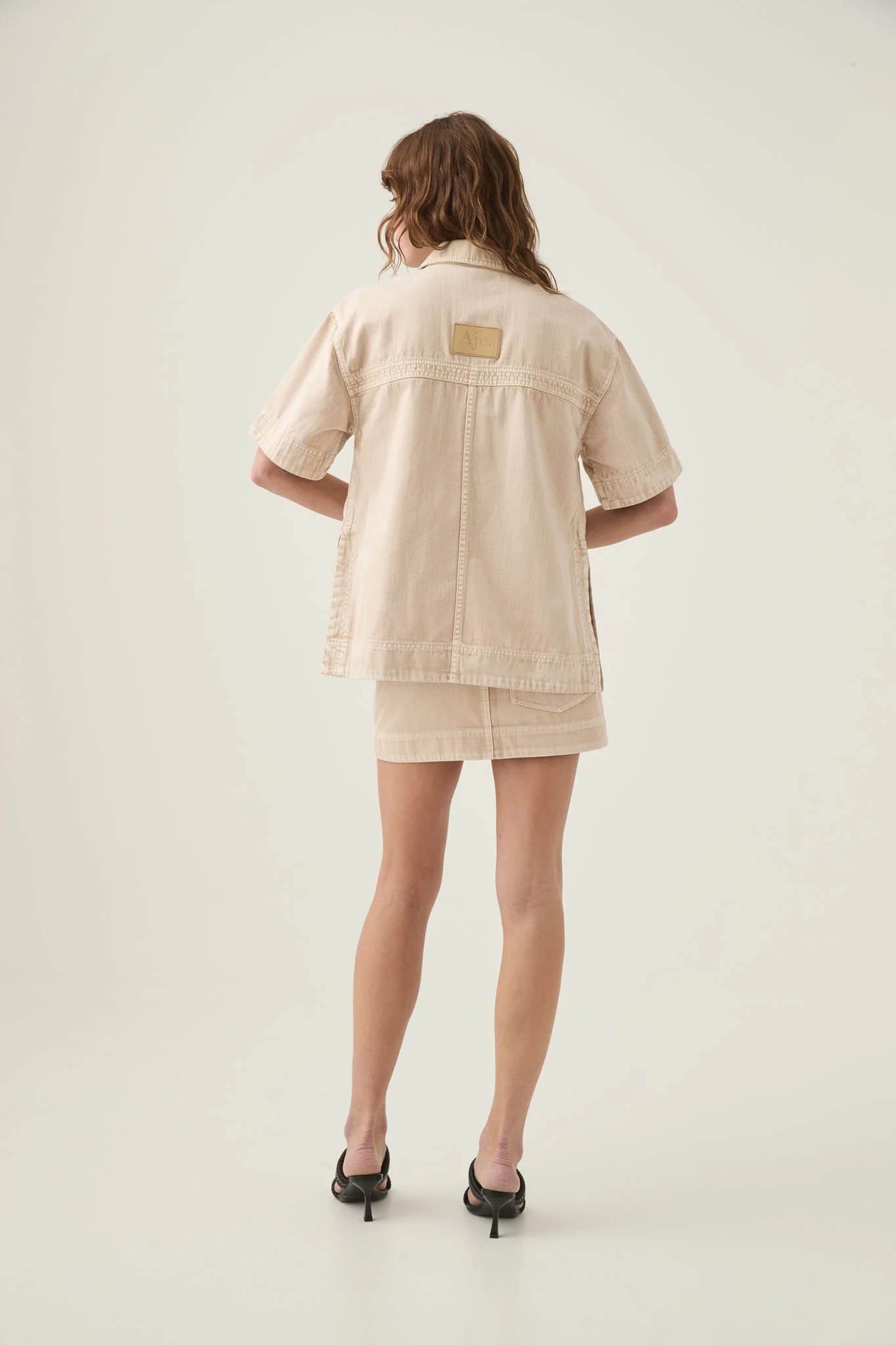 Kya Contrast Denim Shirt
