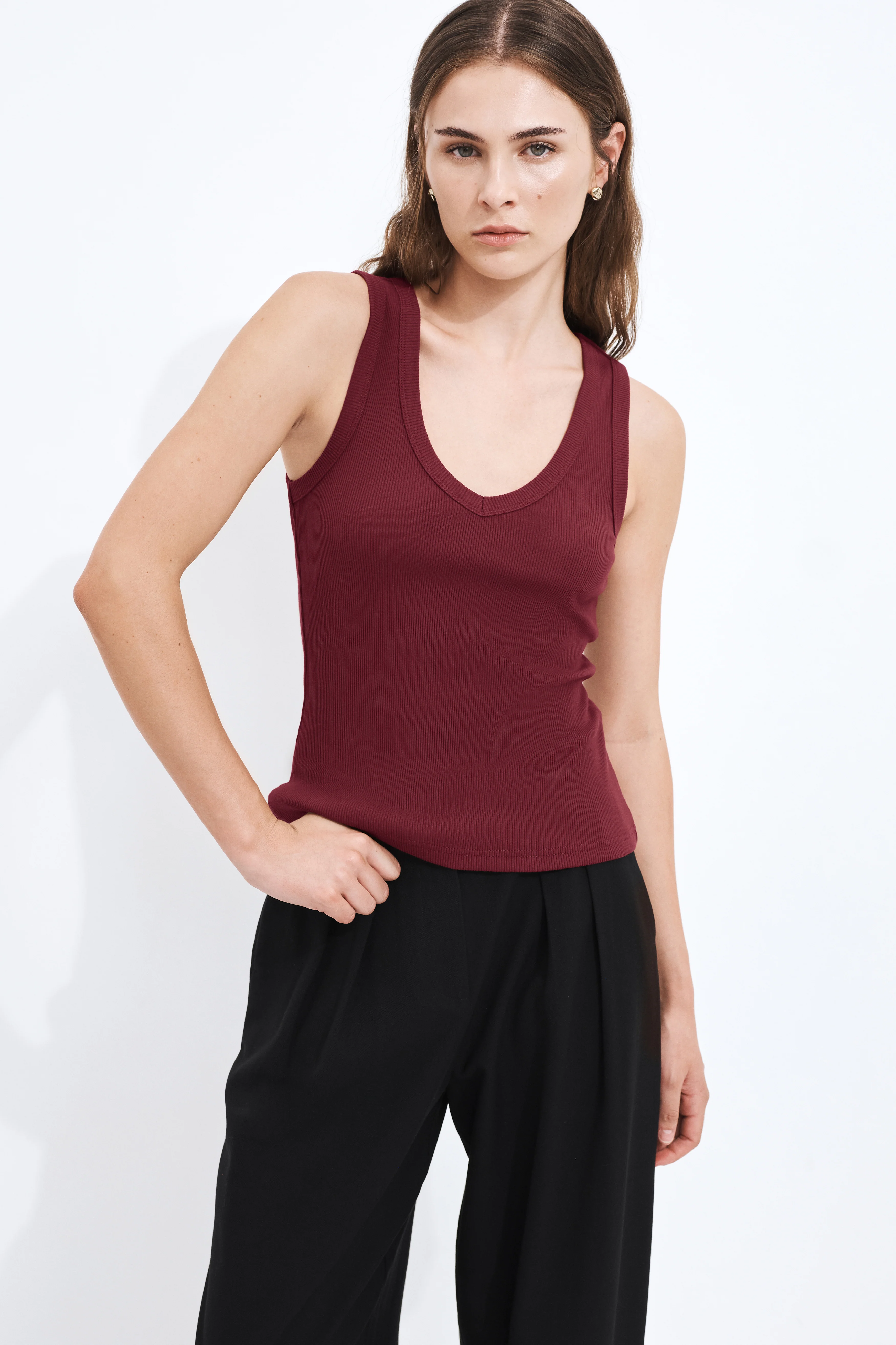 Monroe V-Neck Tank