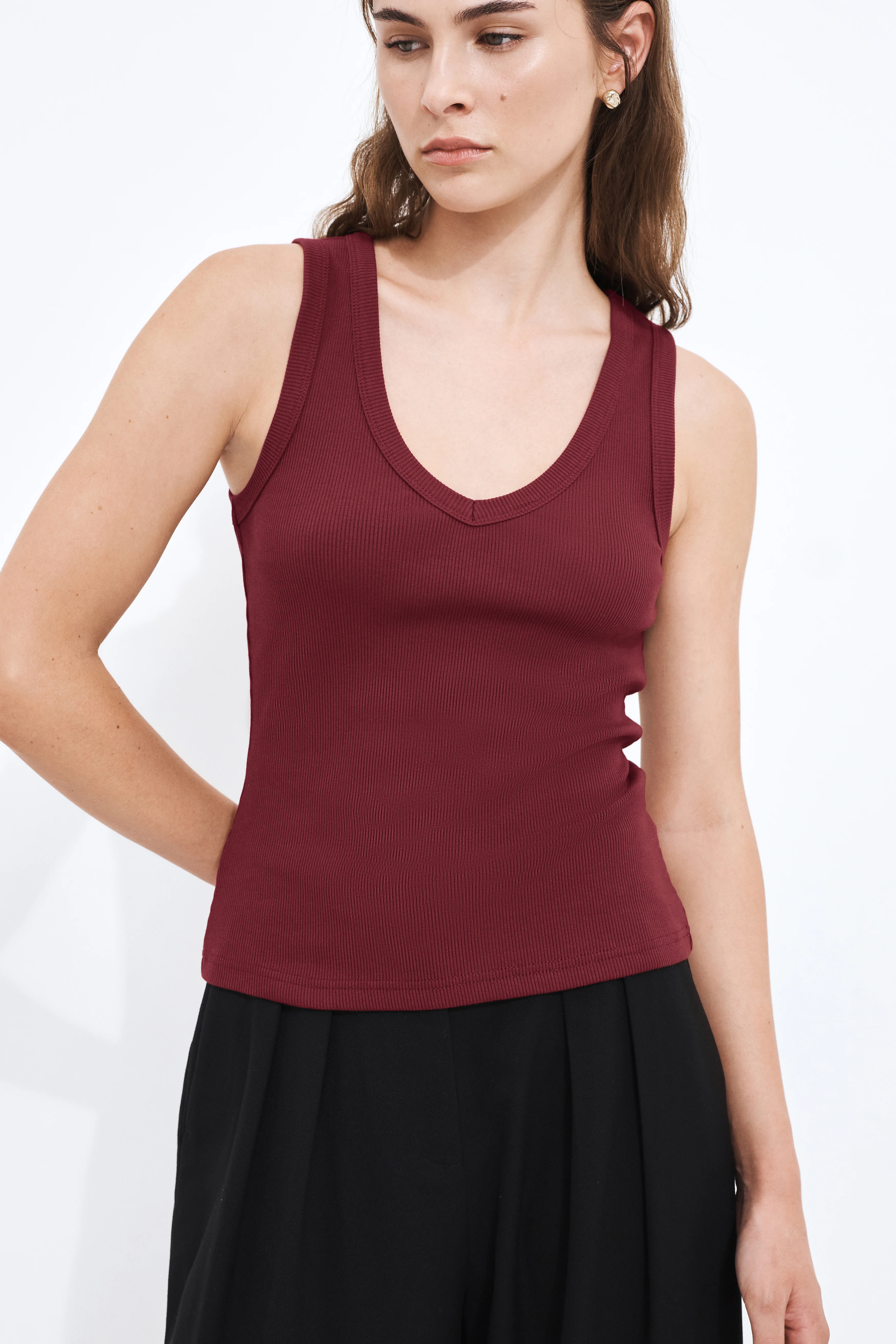 Monroe V-Neck Tank