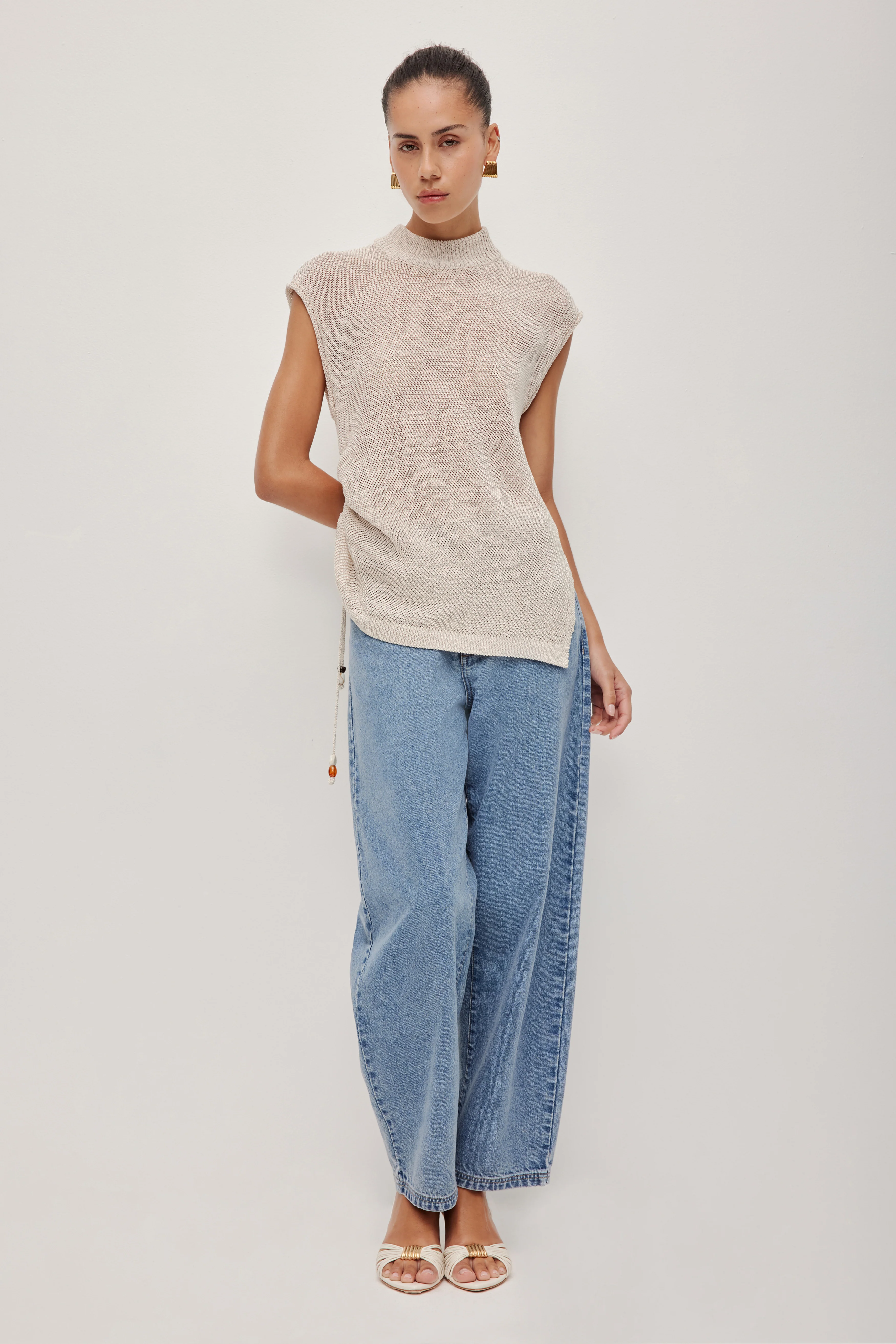 Suri Ruched Knit Top