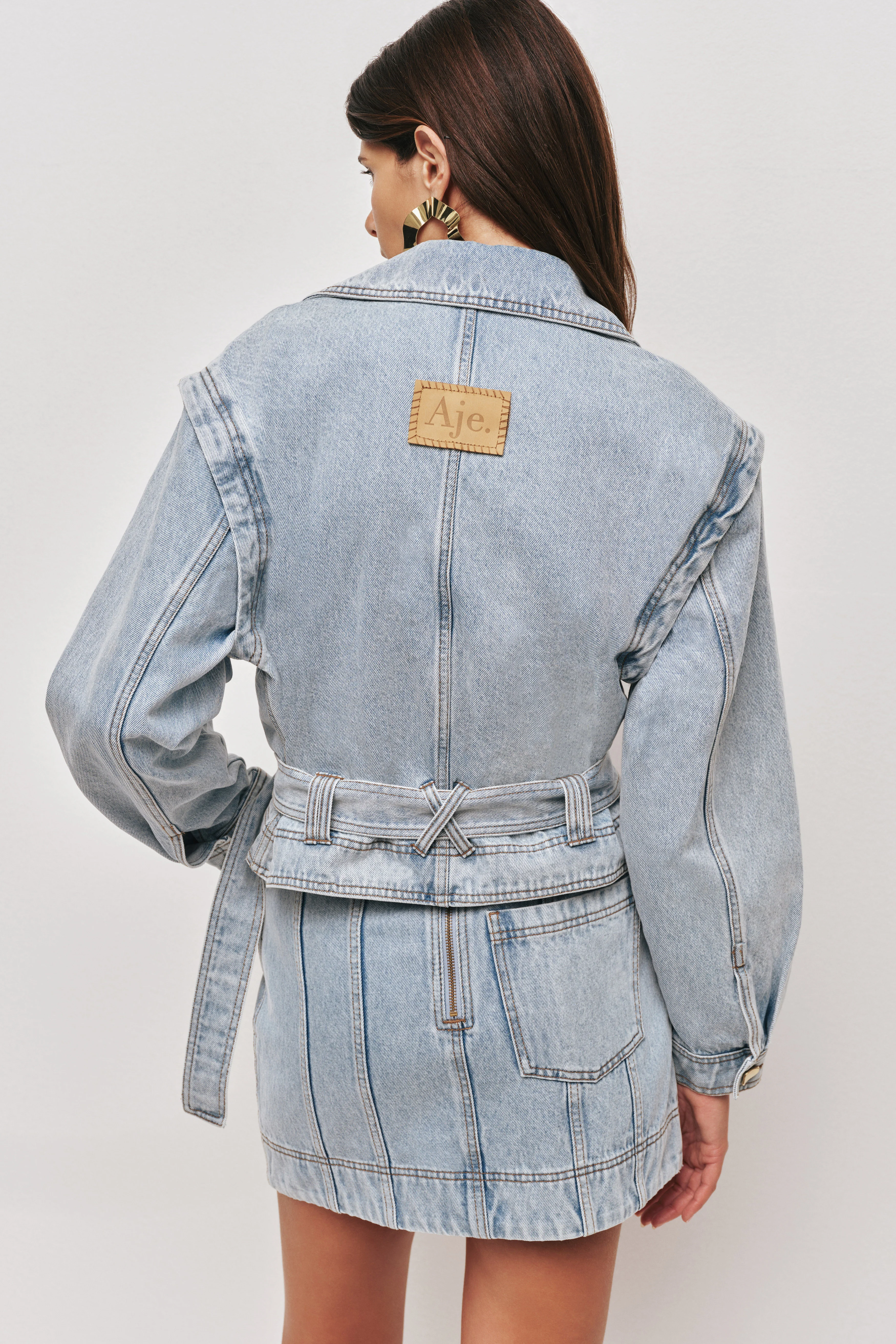 Amie Denim Mini Skirt
