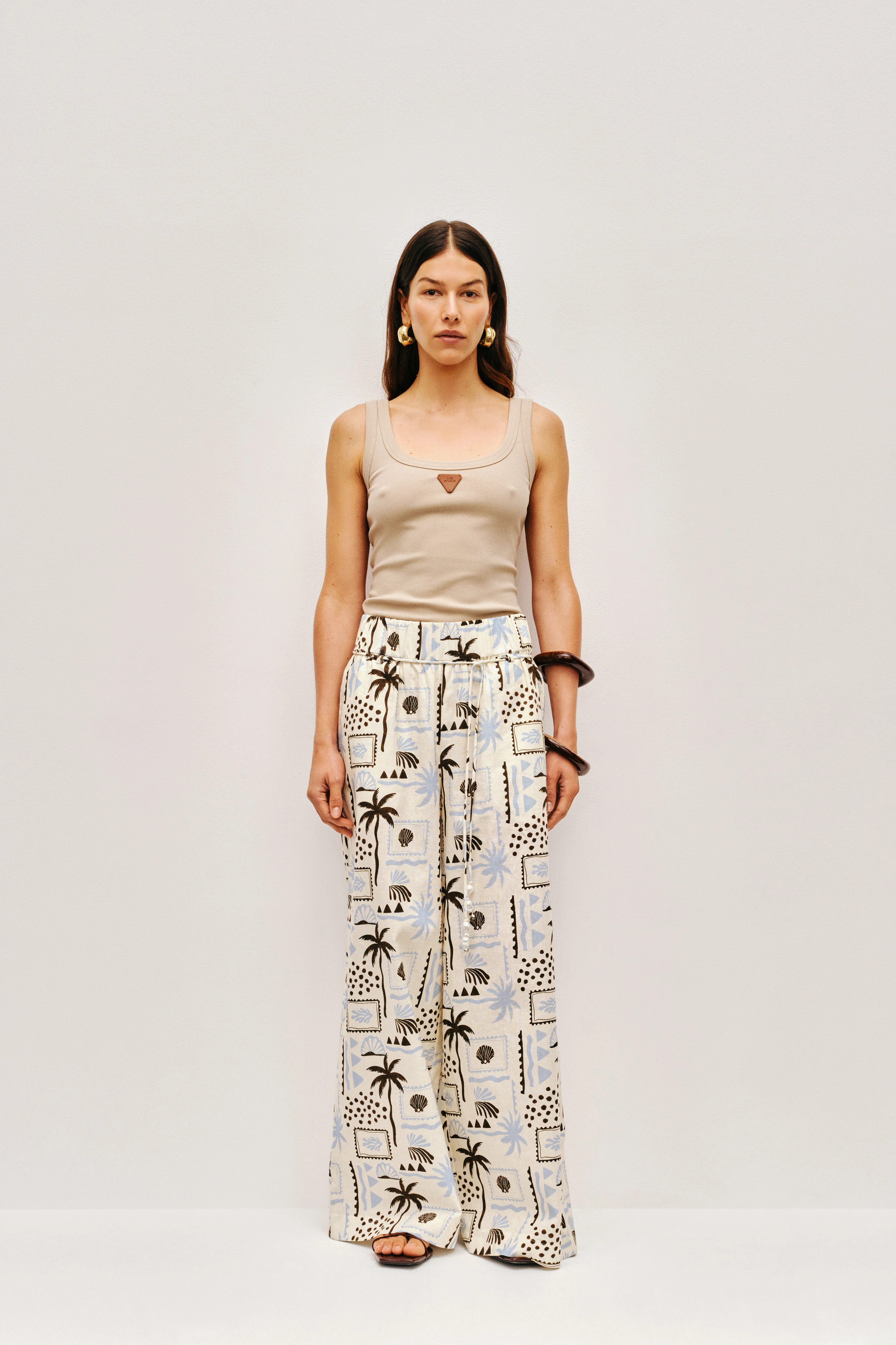 Dessie Belted Relaxed Pant
