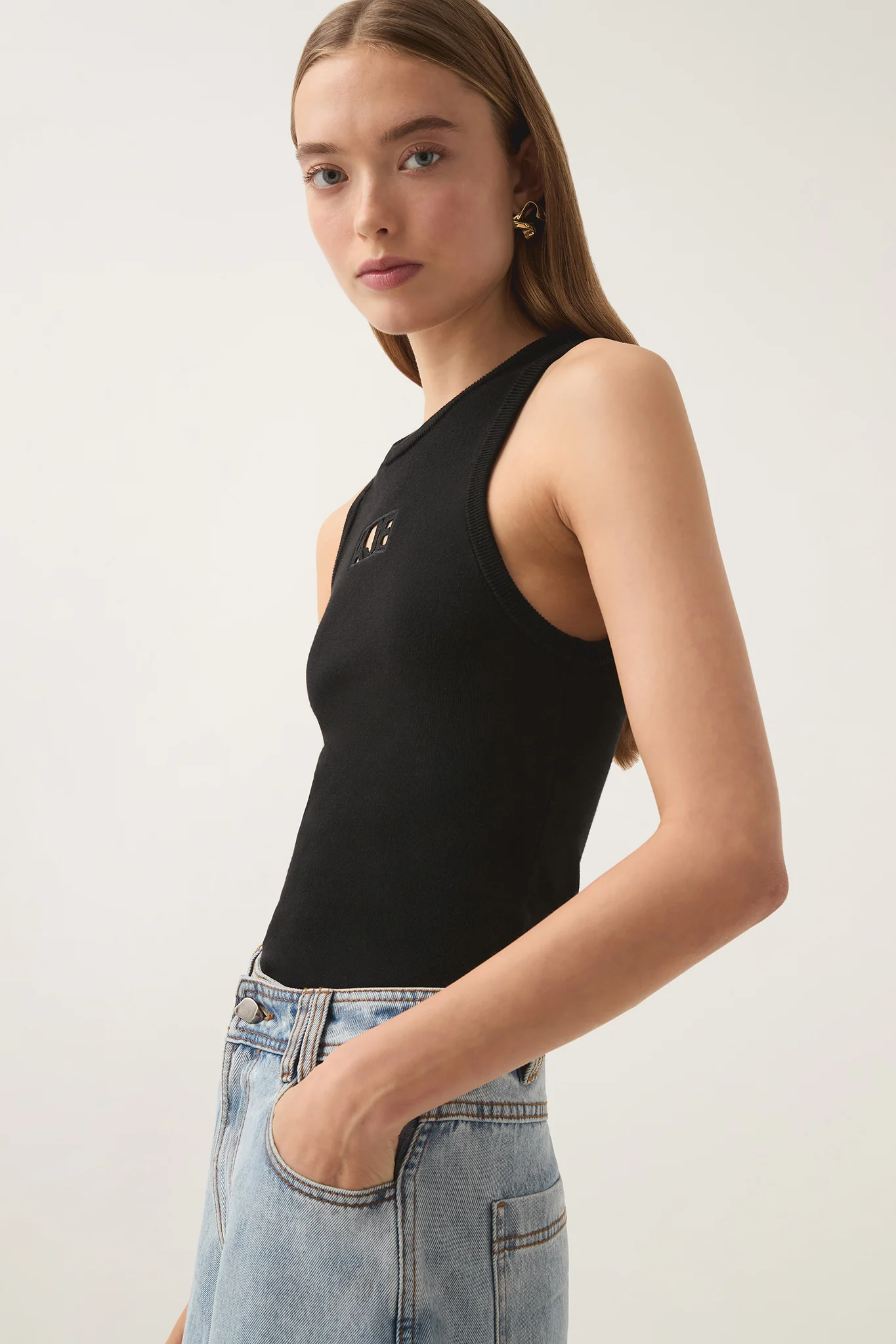 Nerina Logo Cut Out Tank