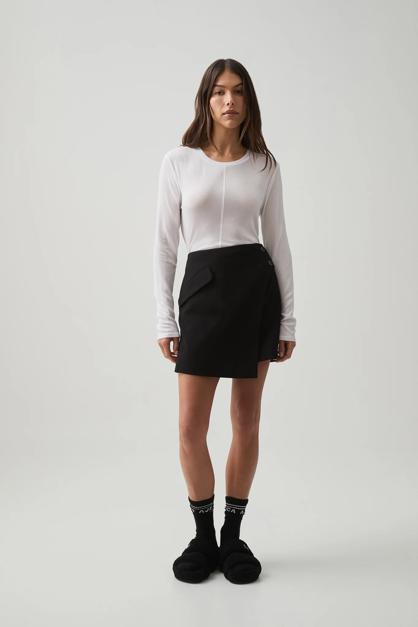 Wrap Mini Skirt 612