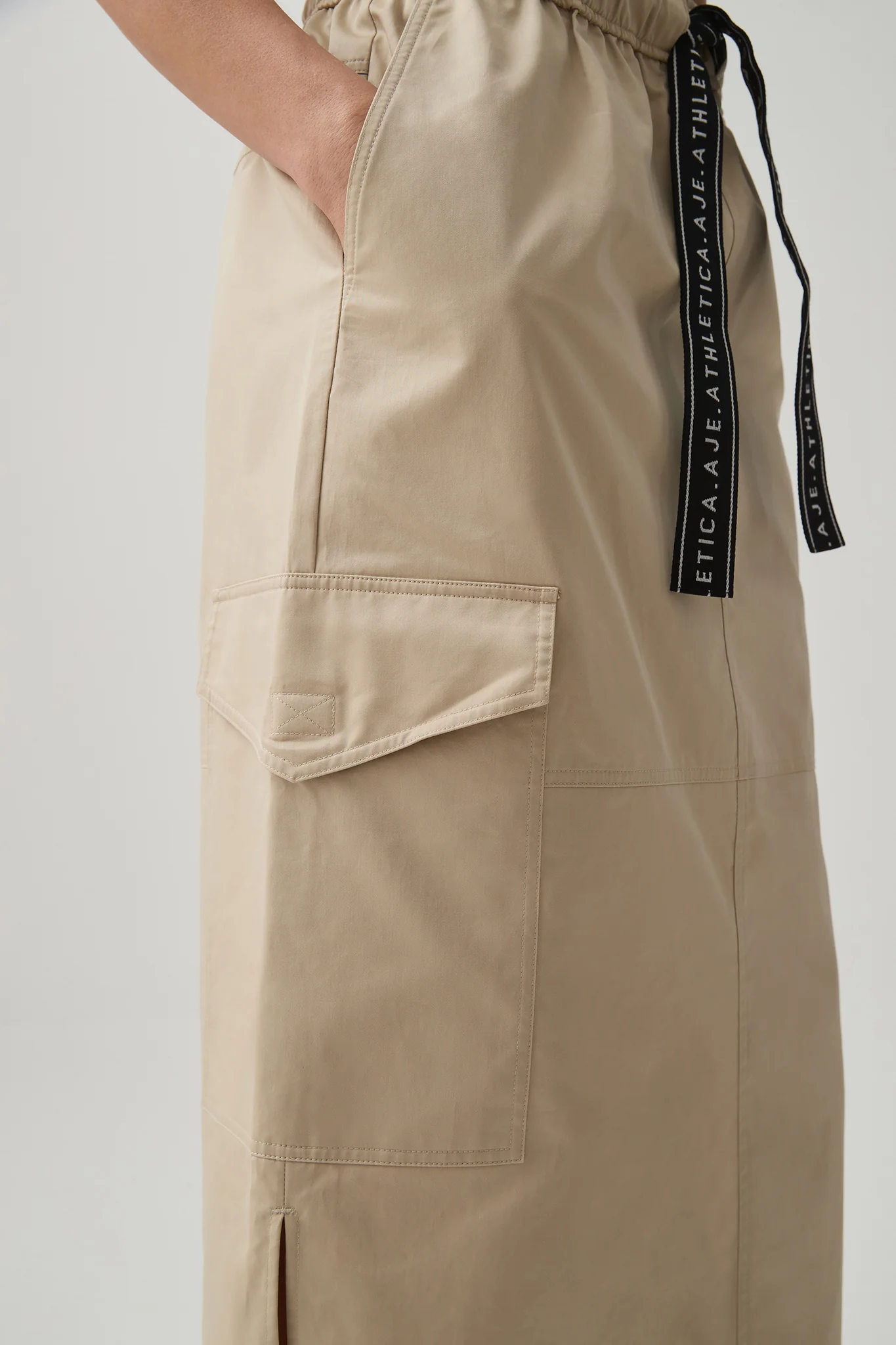 Panelled Cargo Maxi Skirt 649