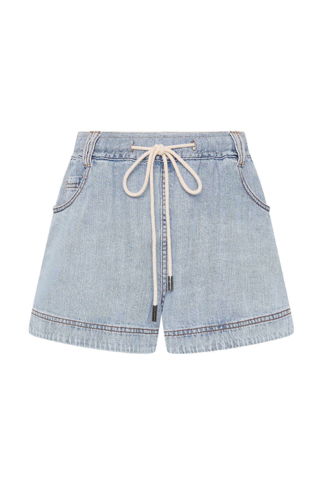 Aura Flared Denim Short