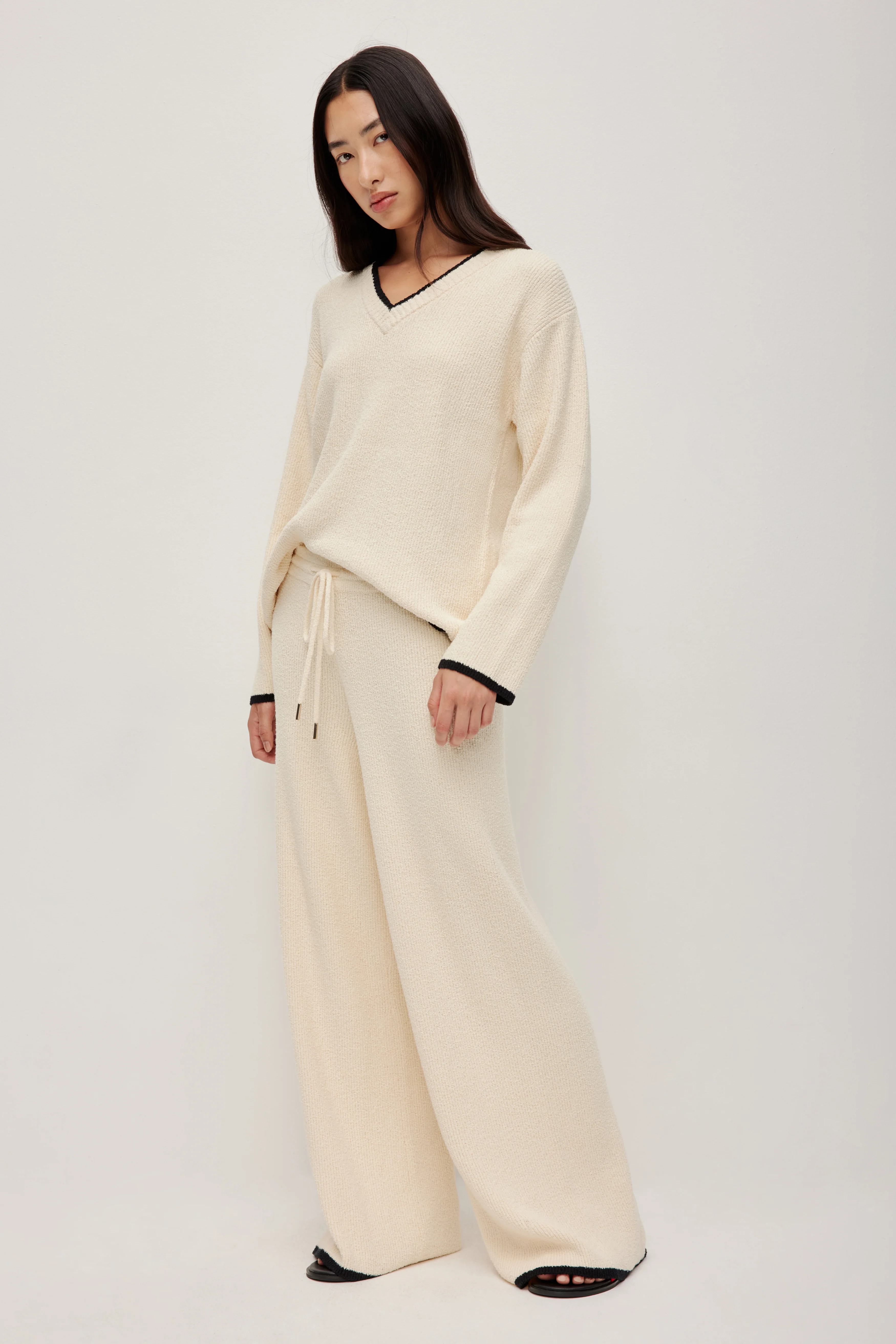 V-Neck Knit Jumper