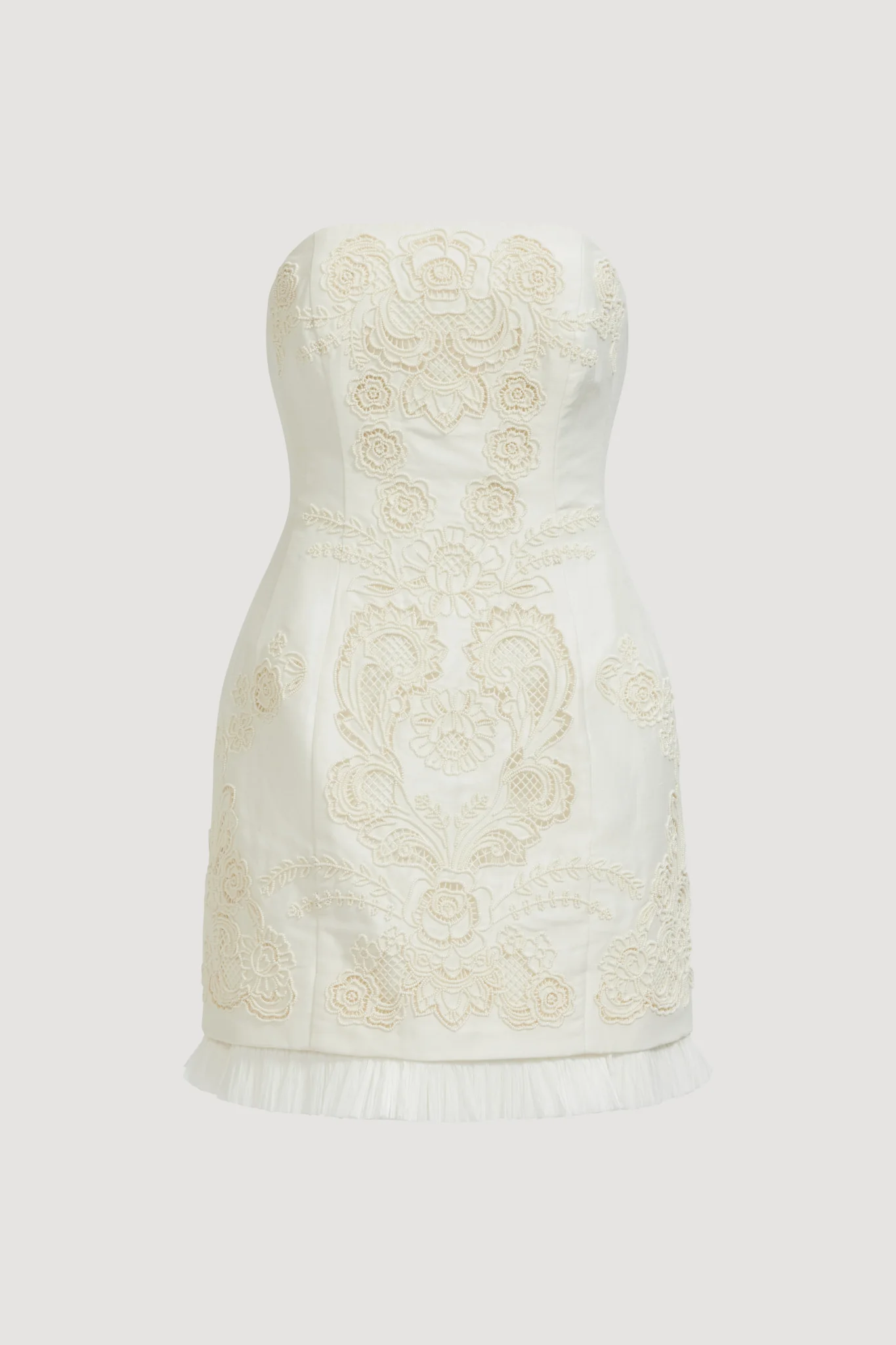 Perilla Embroidered Mini Dress