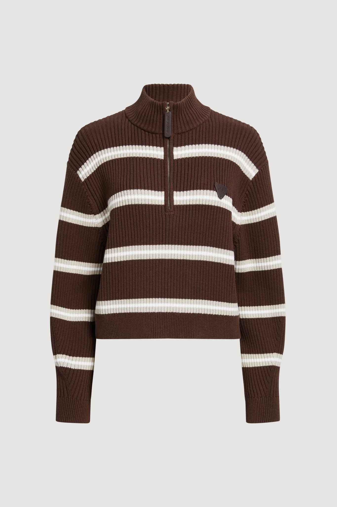 Clara 1/4 Zip Stripe Jumper