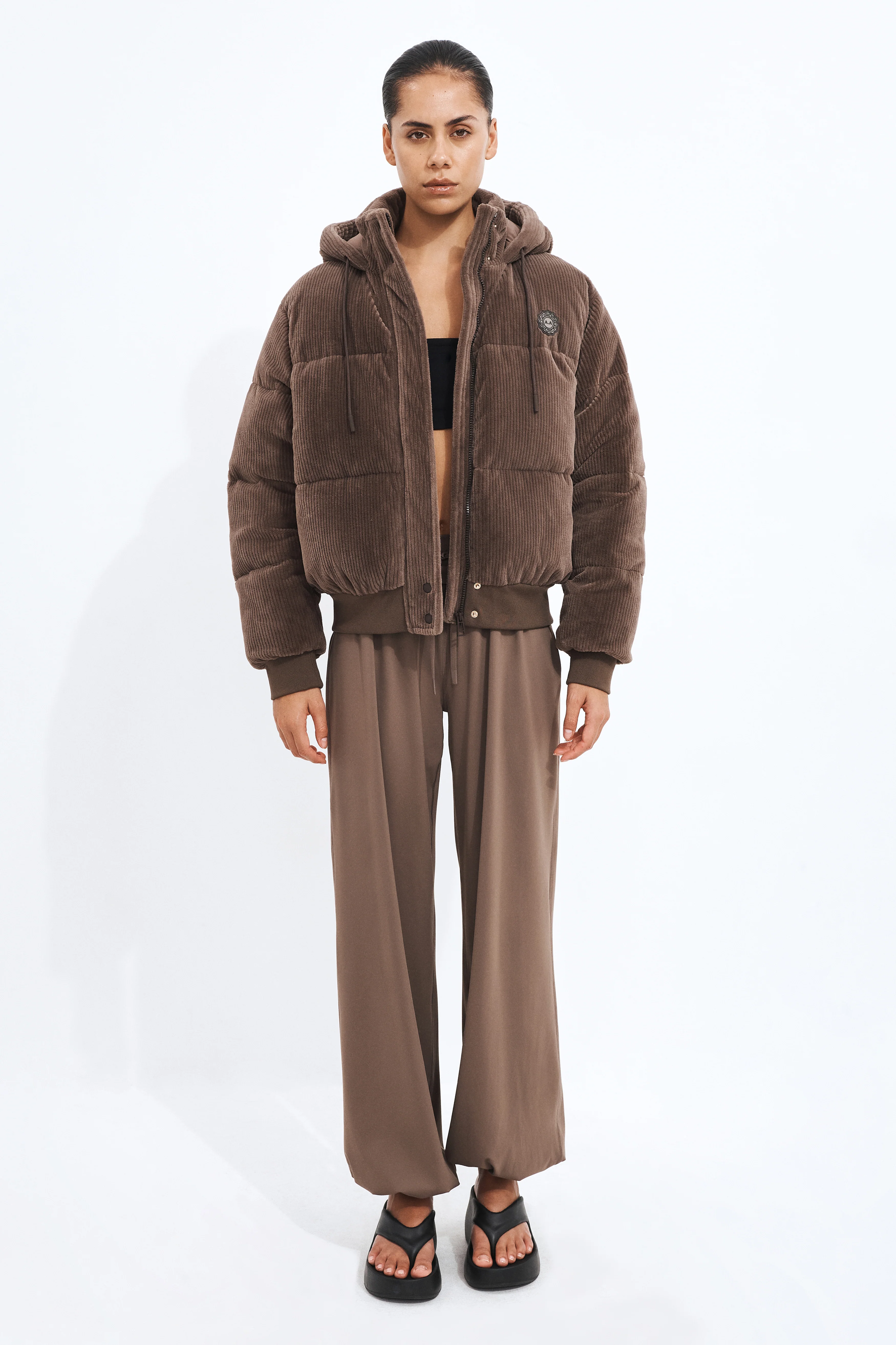 Sherpa Puffer Jacket