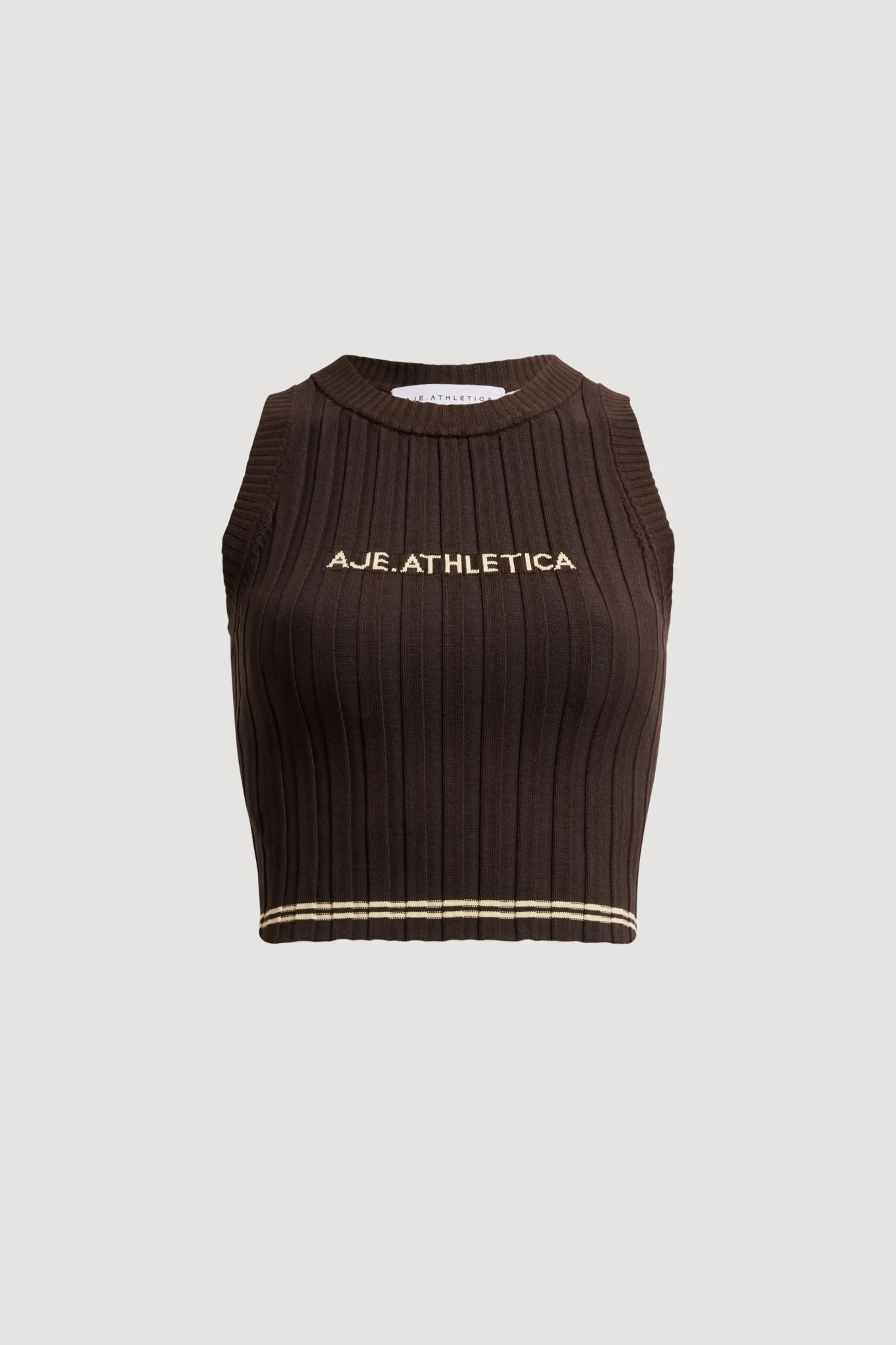 Crop Knit Logo Tank 135