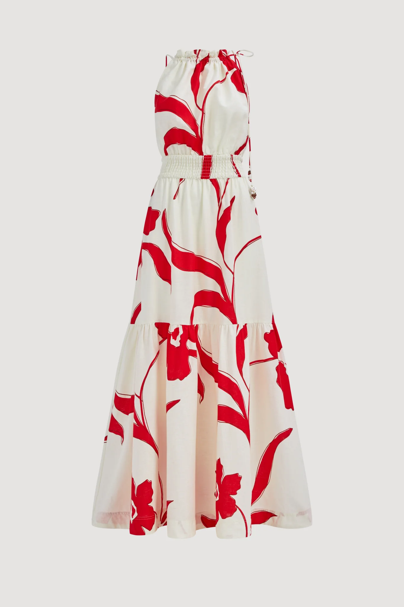 Elara Gathered Maxi Dress