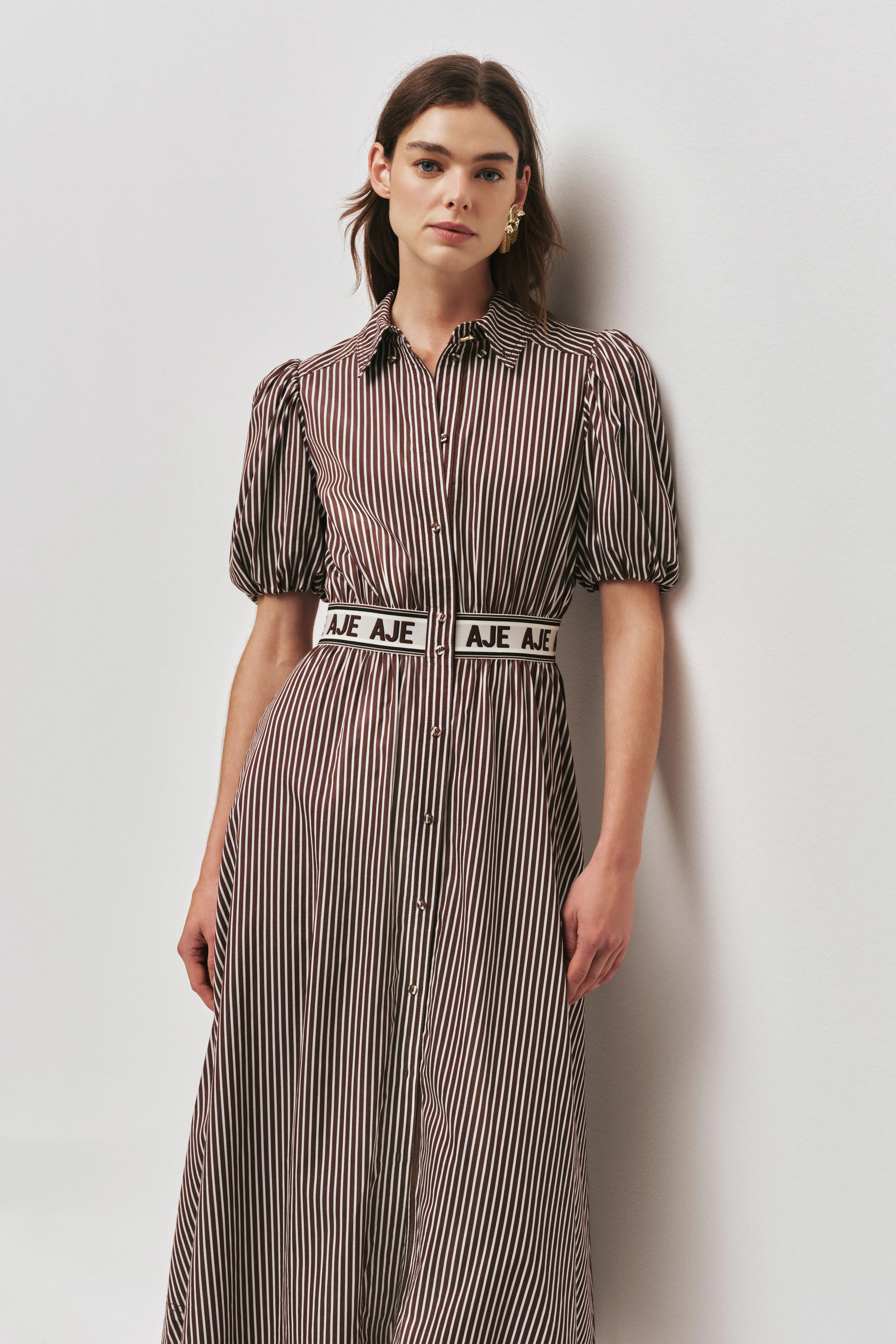Harling Logo Midi Dress