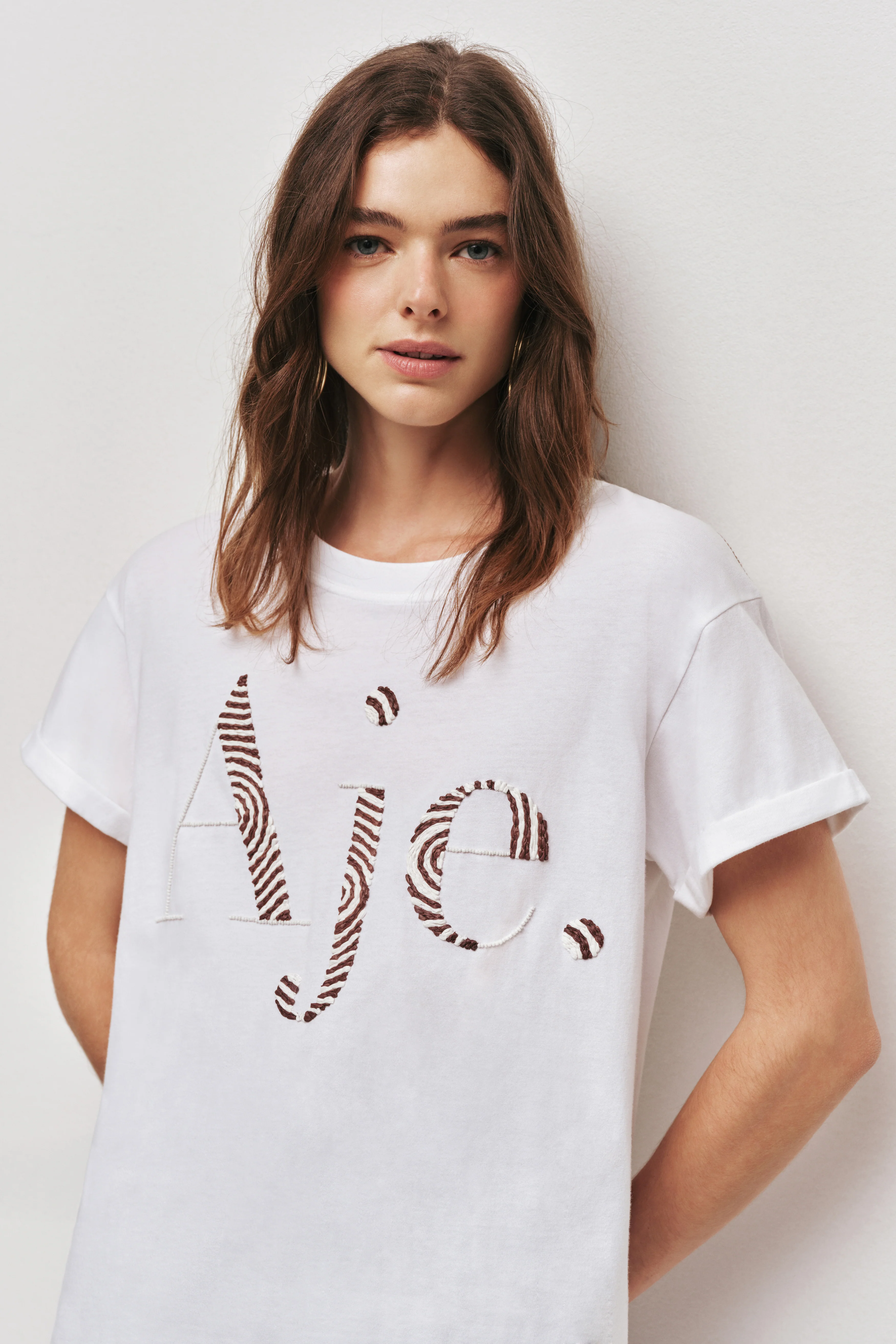 Core Raffia Logo Tee