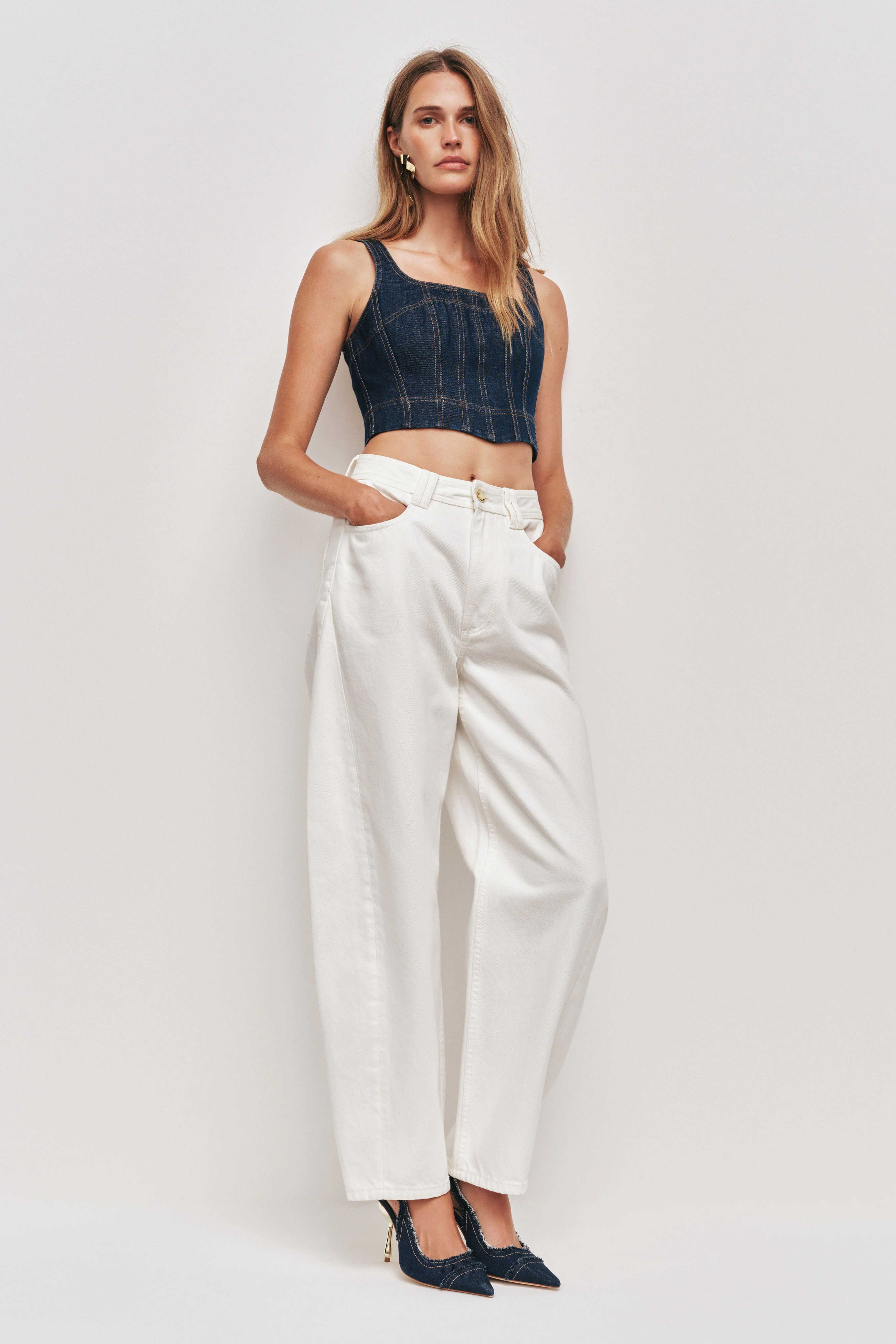 Briar Denim Bustier