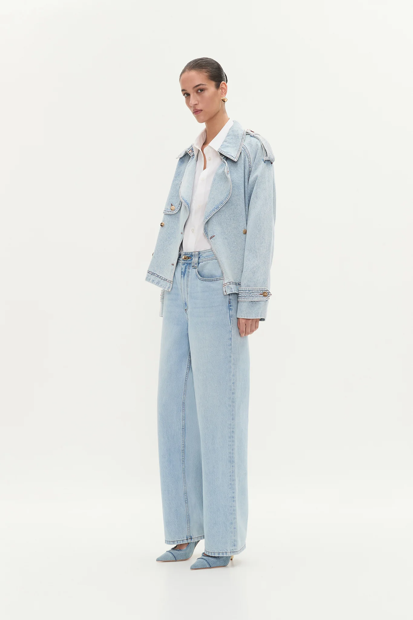 Flynn Cropped Trench