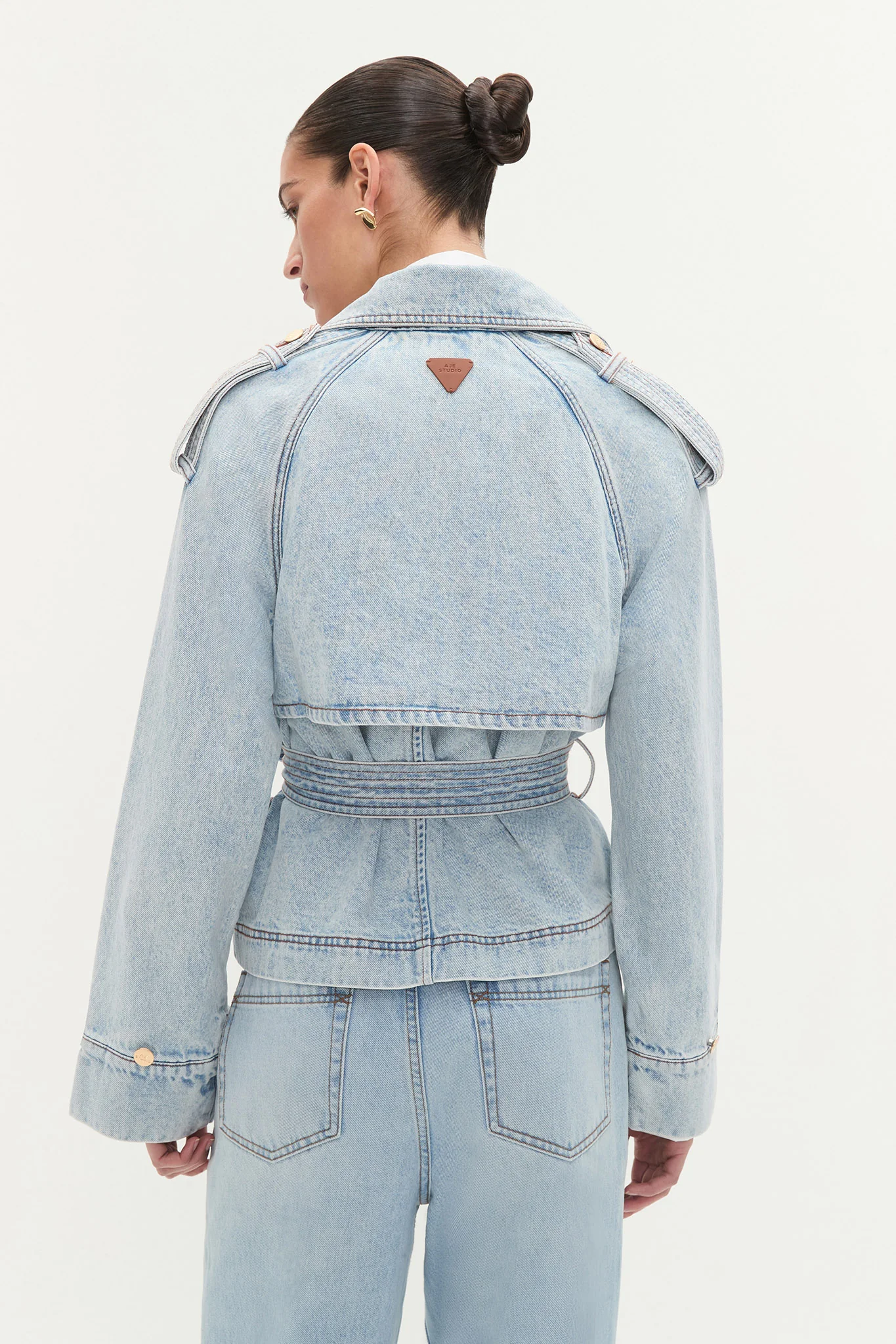 Flynn Cropped Trench