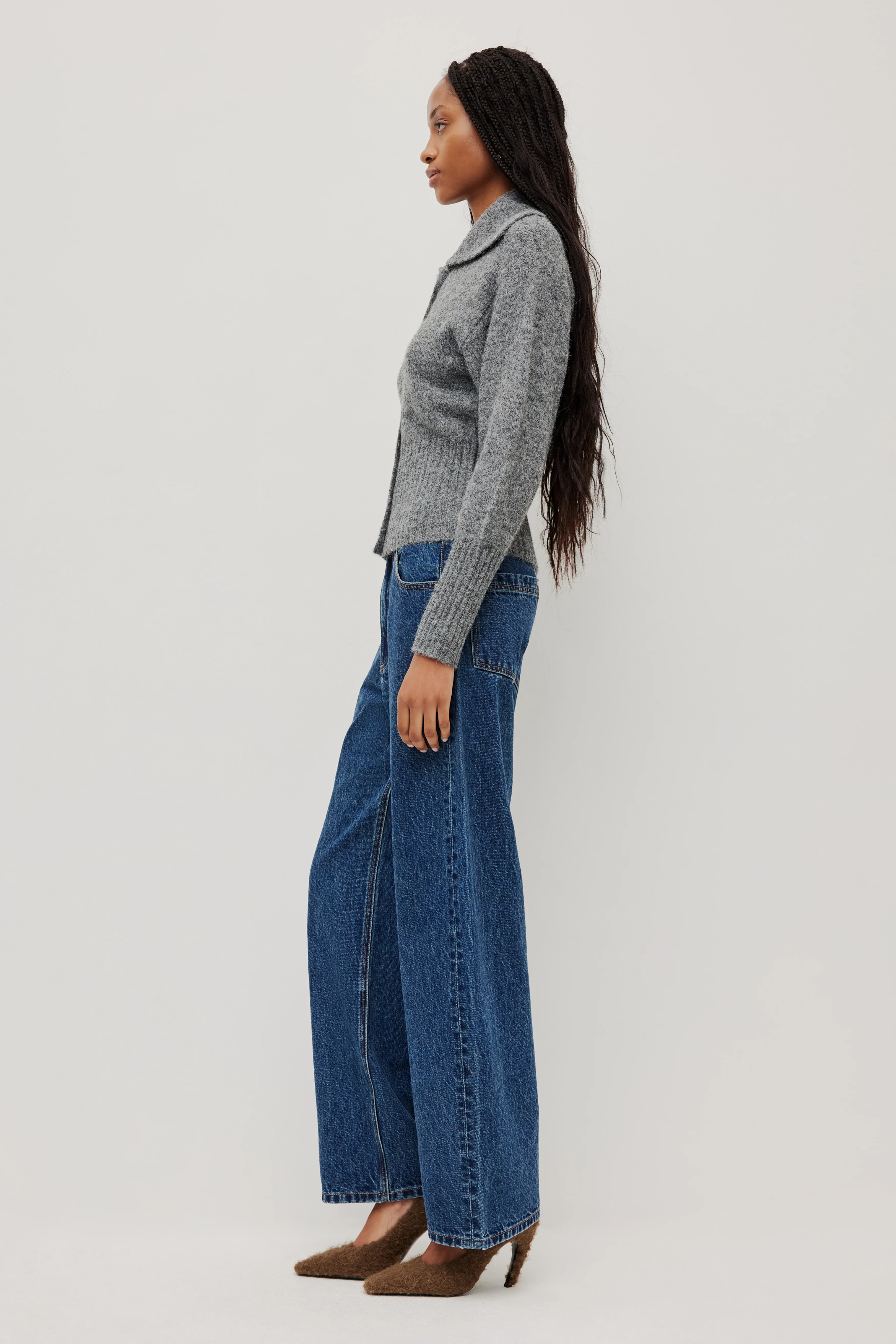 Leni Collared Cardigan