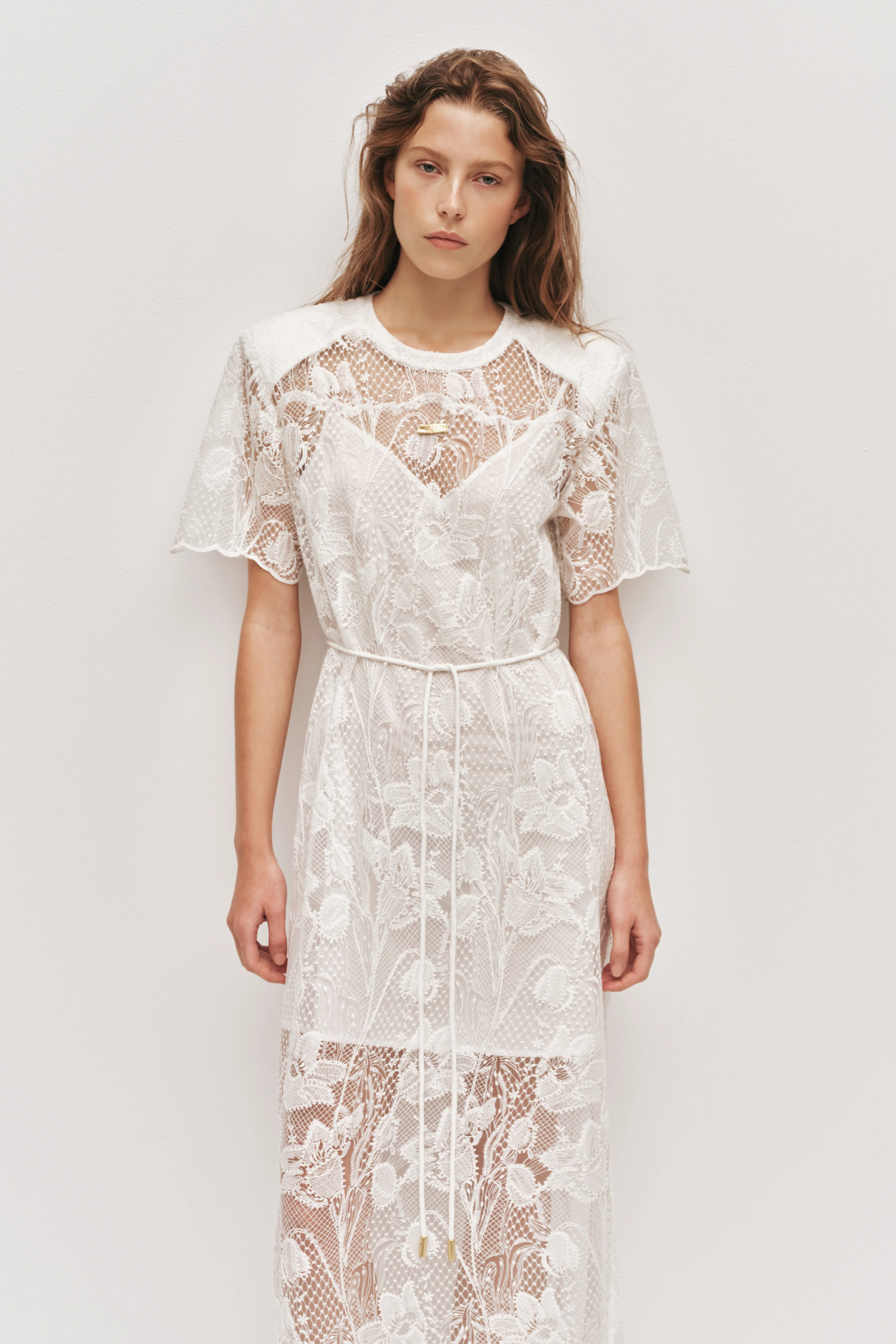 Pippa Lace Midi Dress