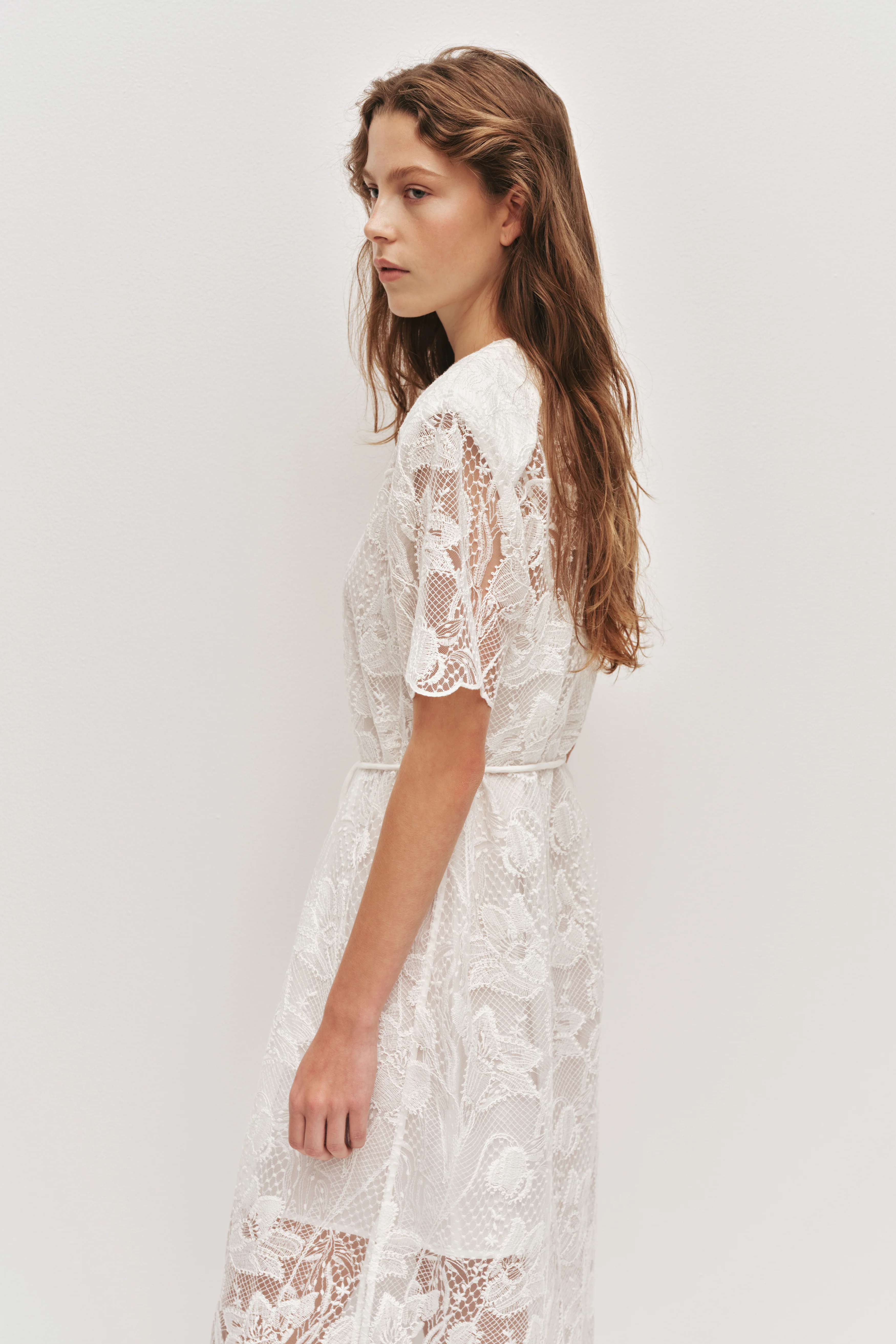Pippa Lace Midi Dress
