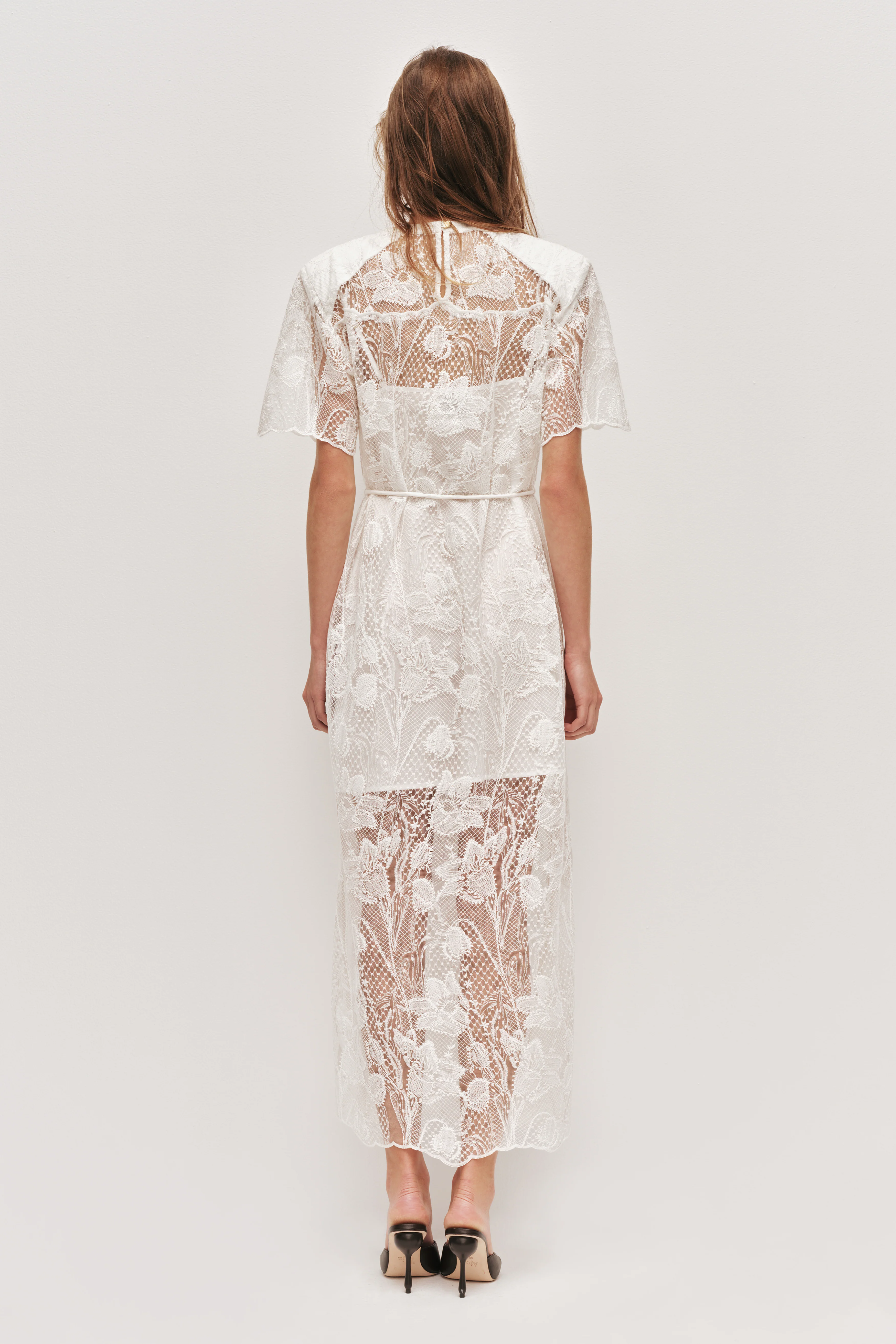 Pippa Lace Midi Dress
