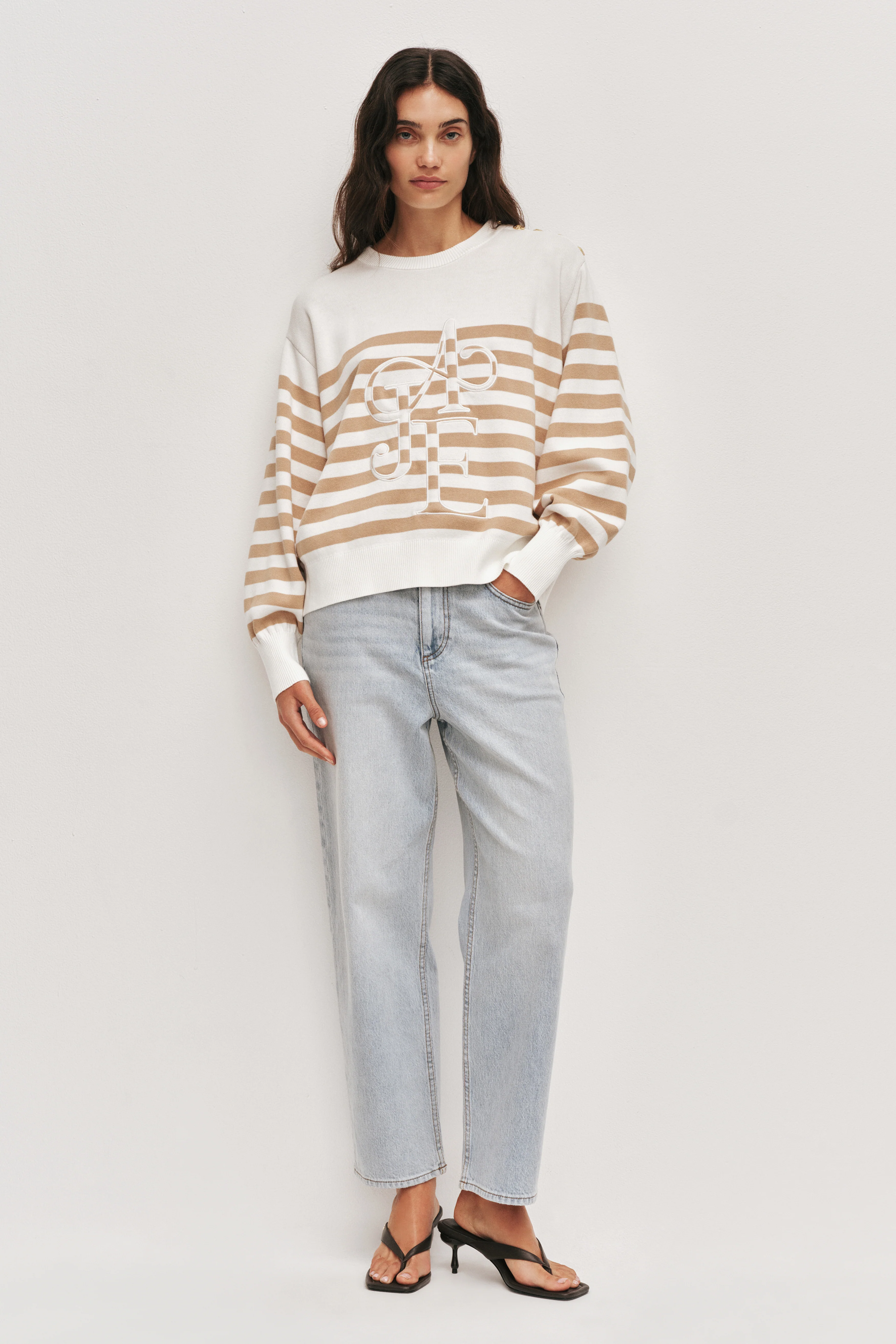 Zara Logo Knit Jumper