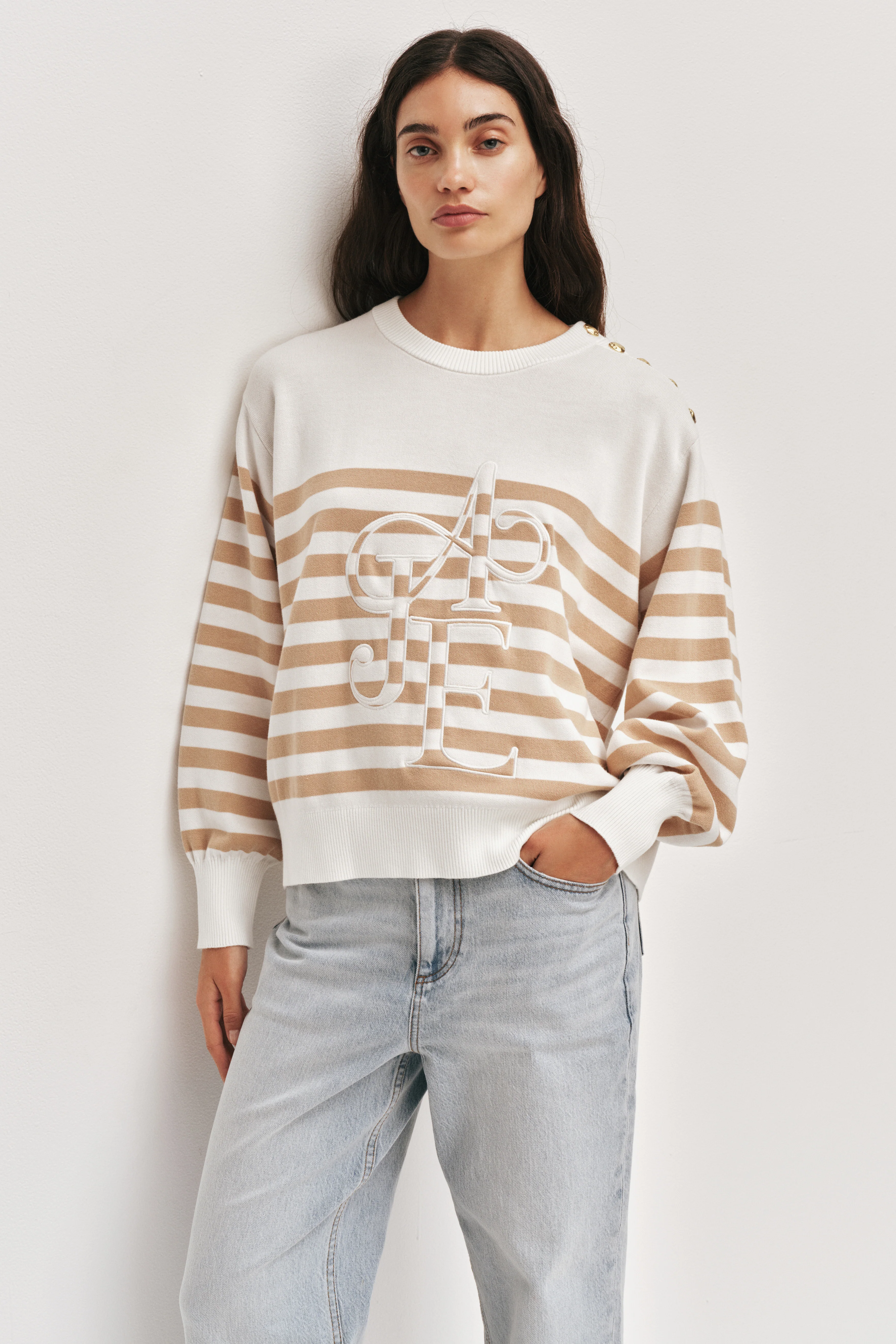 Zara Logo Knit Jumper