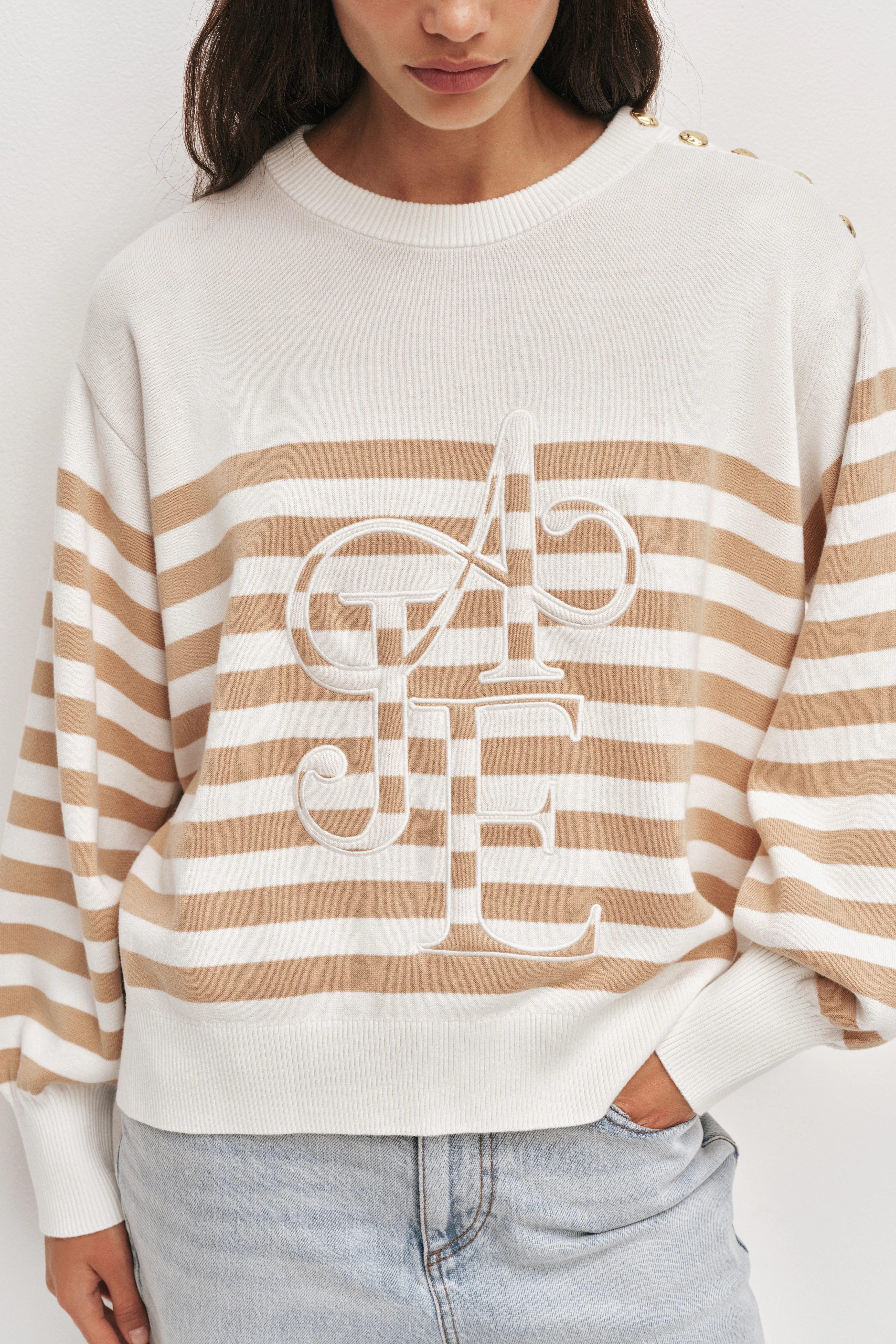 Zara Logo Knit Jumper