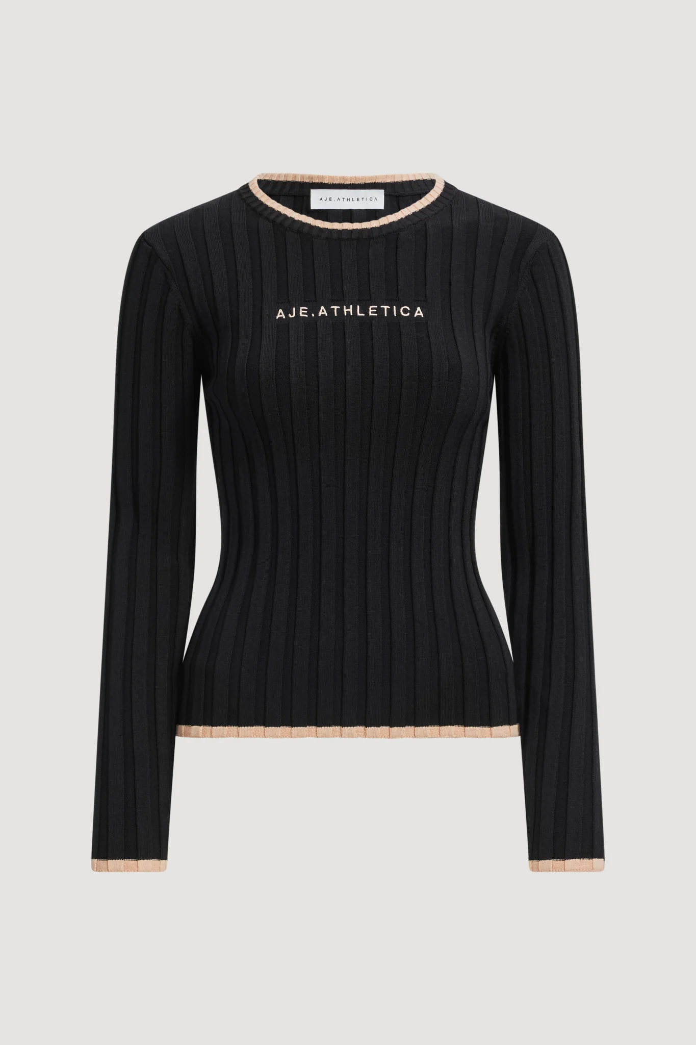 Long Sleeve Rib Knit Top 438