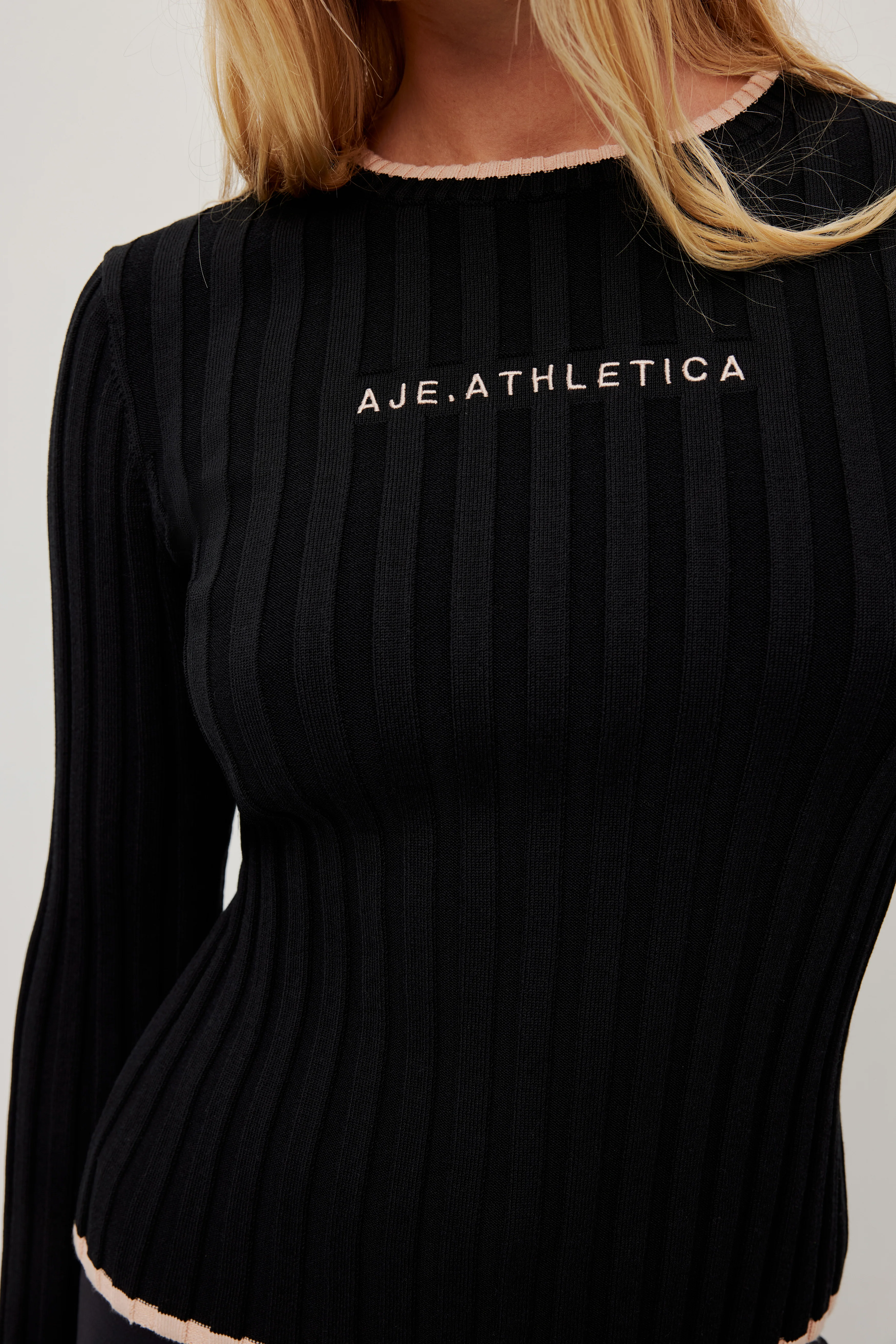 Long Sleeve Rib Knit Top 438