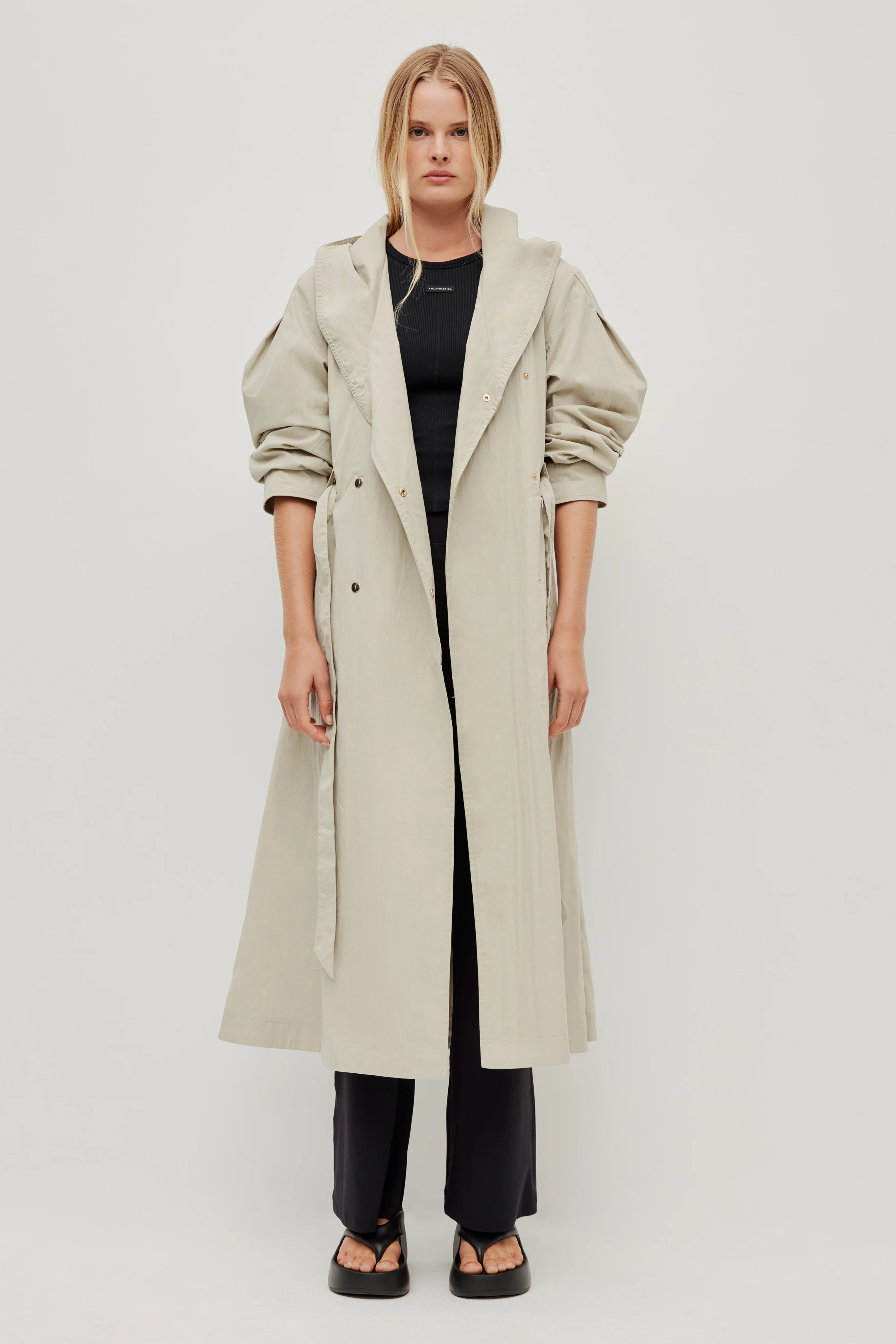 Logotape Trench Coat
