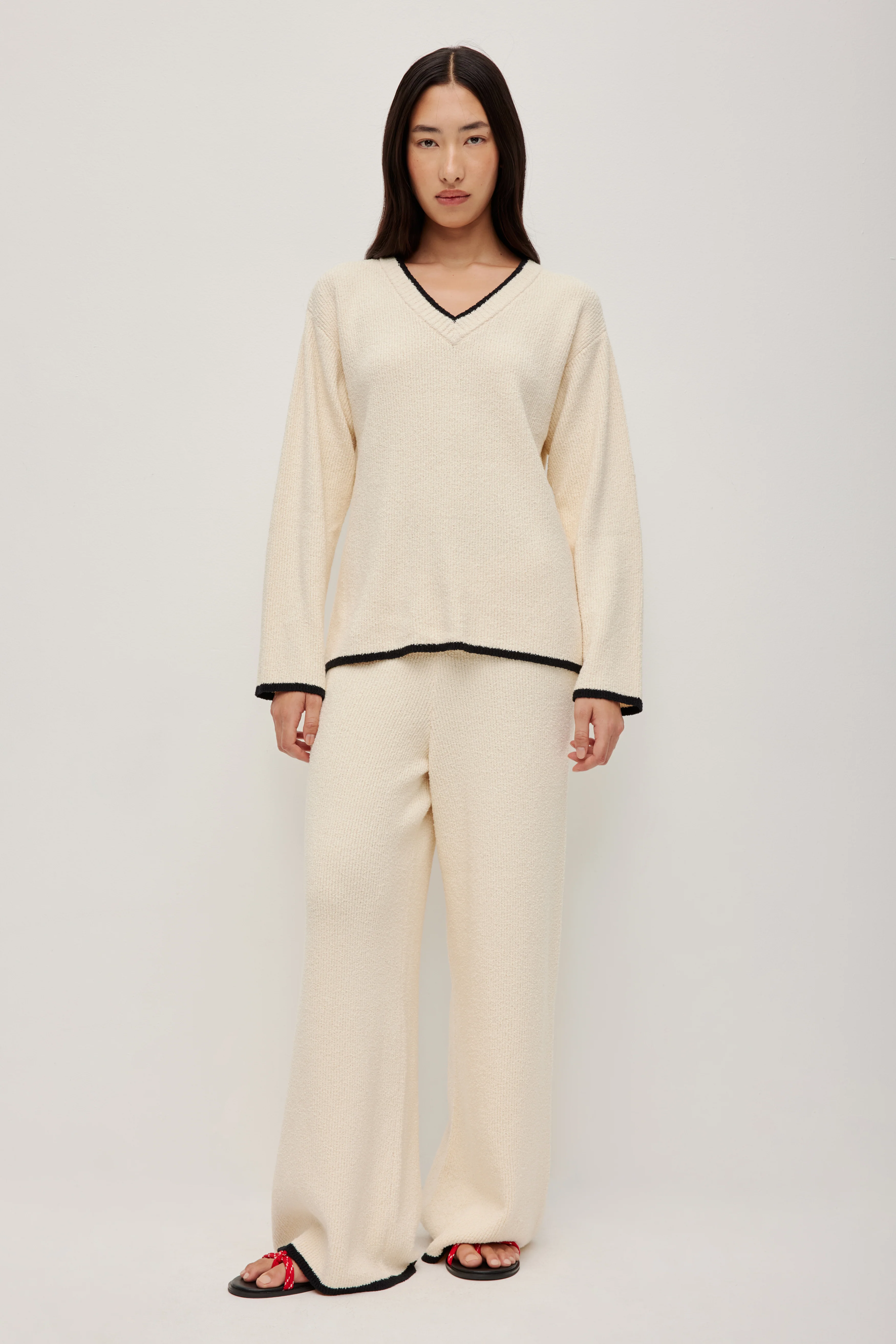 Textured Knit Pant