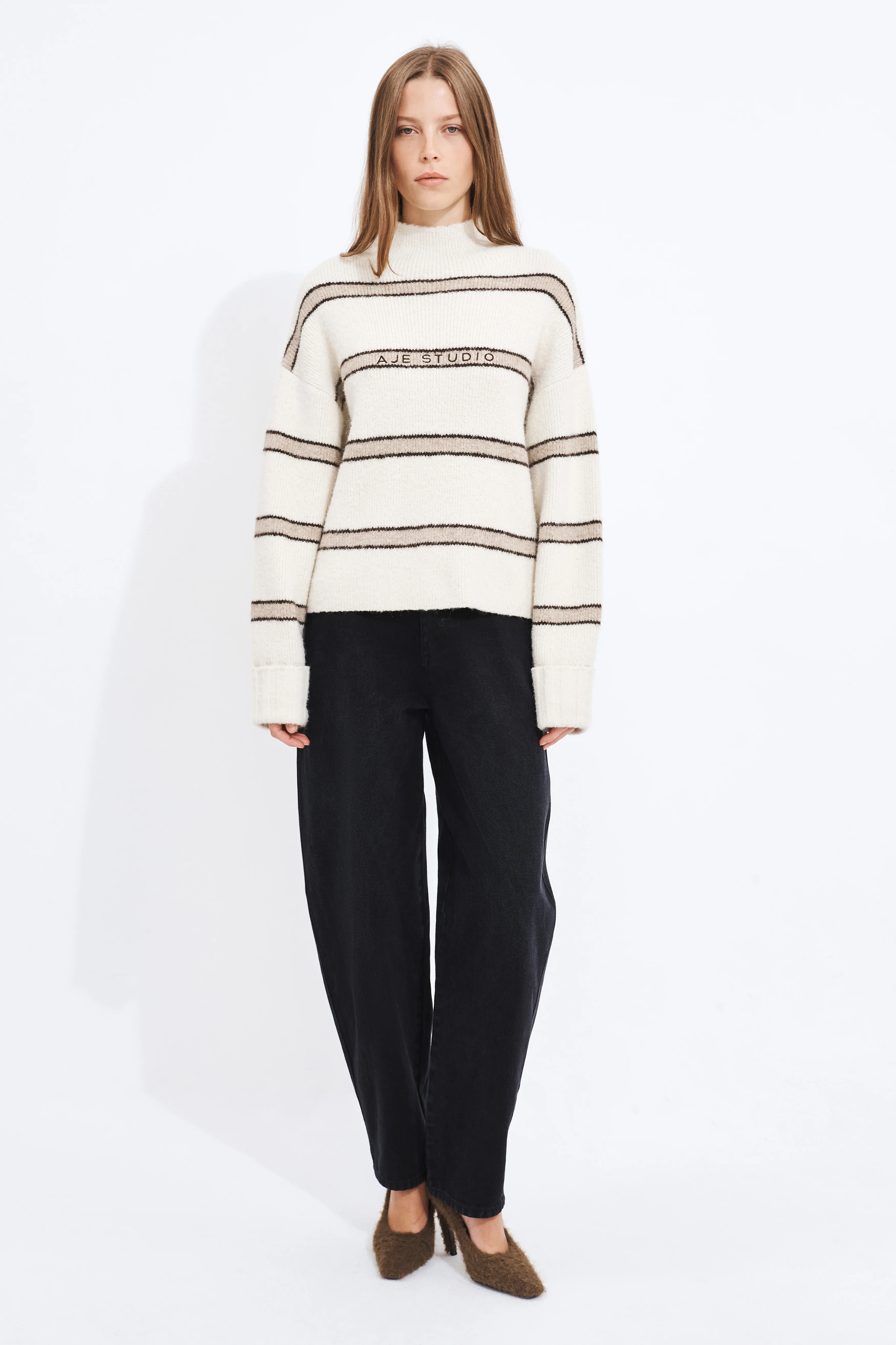 Violet Stripe Jumper