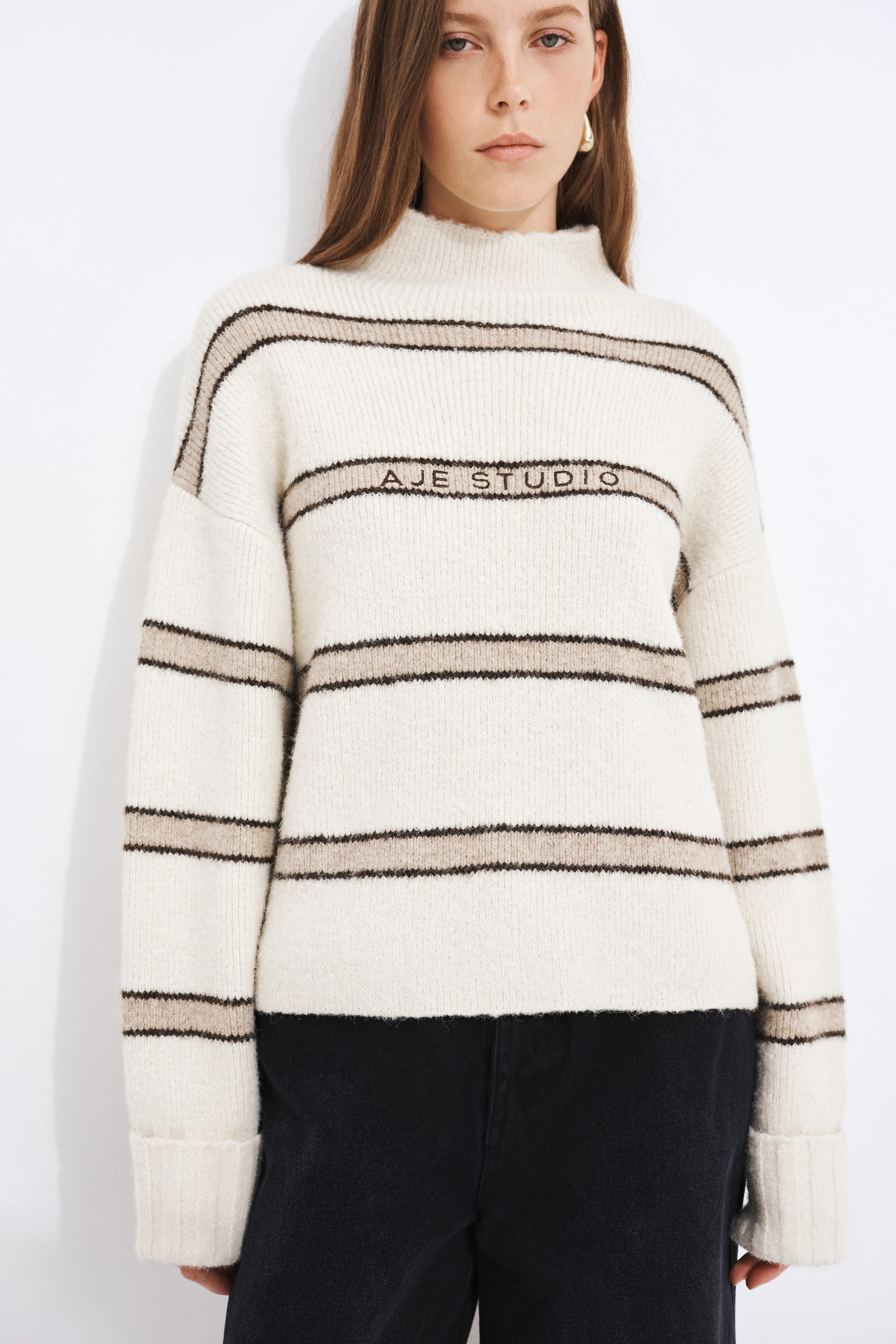Violet Stripe Jumper
